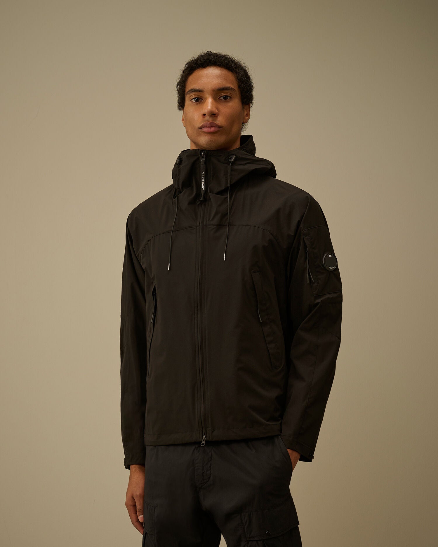 Pro-Tek Hooded Lens Jacket C.P. Company - Black
