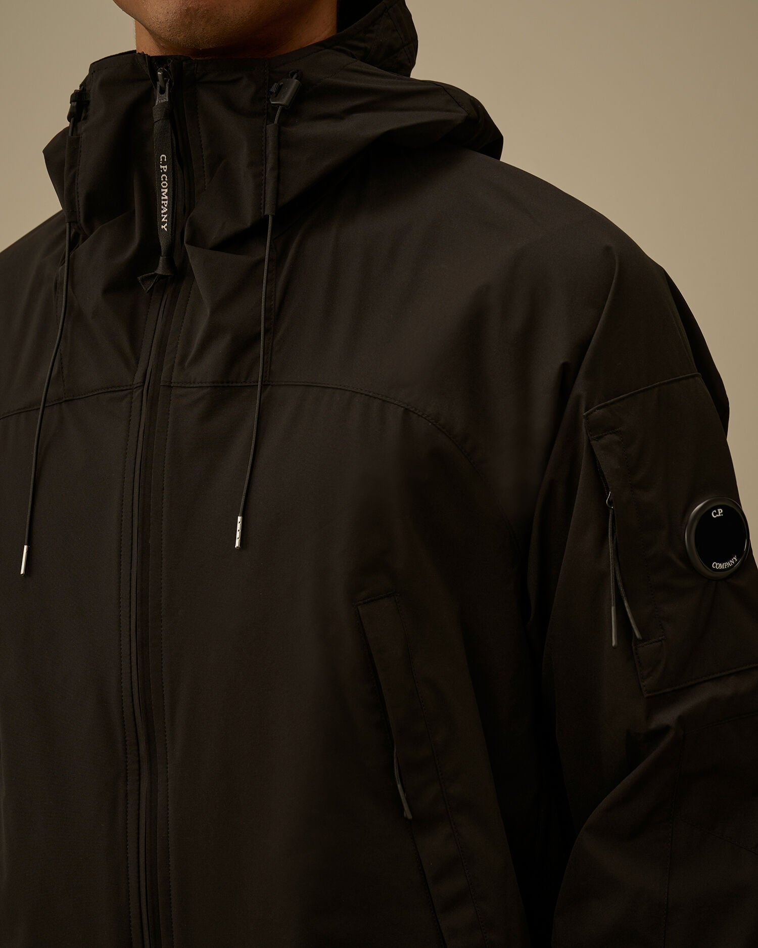 Pro-Tek Hooded Lens Jacket C.P. Company - Black