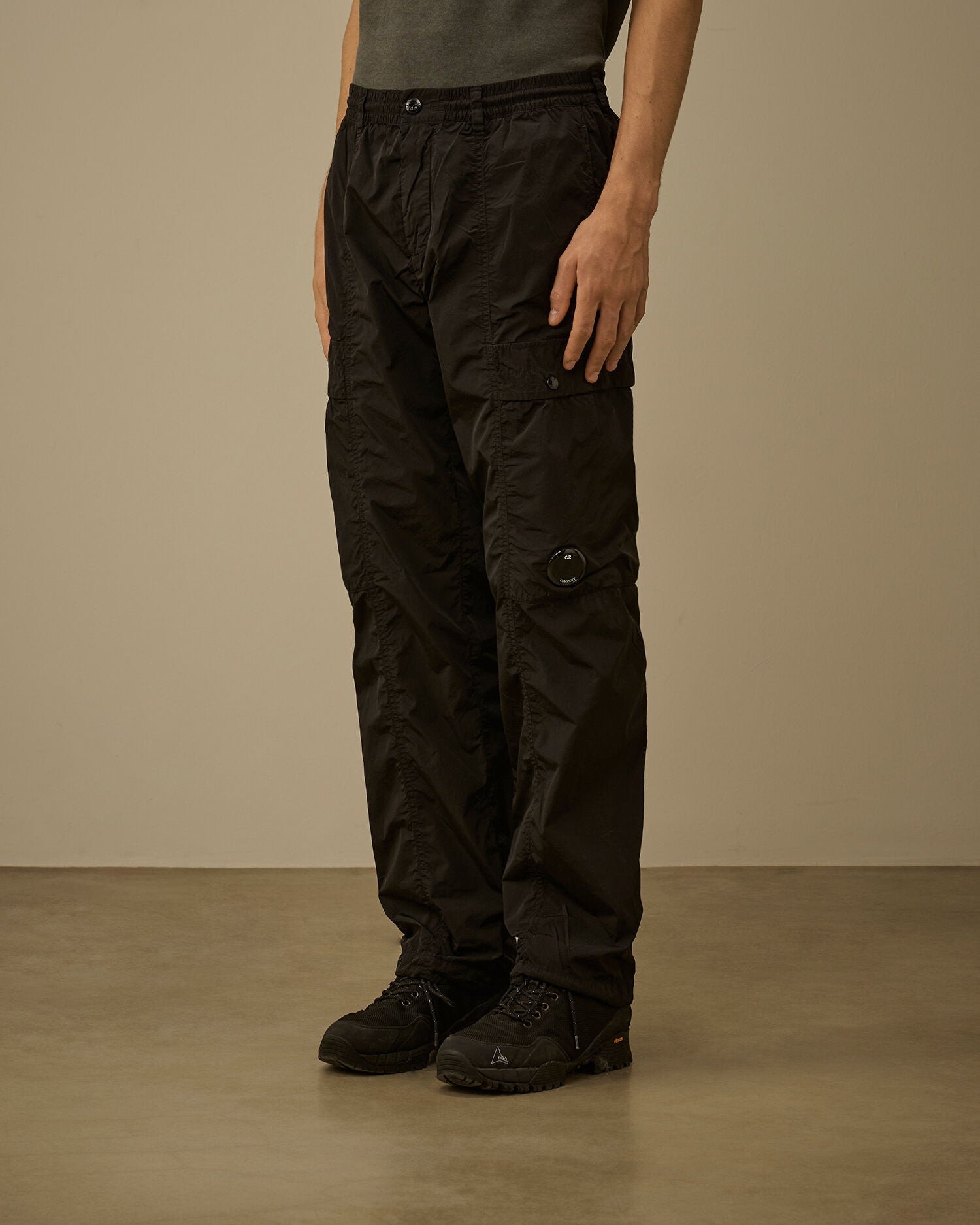 Chrome-R Regular Cargo Lens Pants C.P. Company - Black