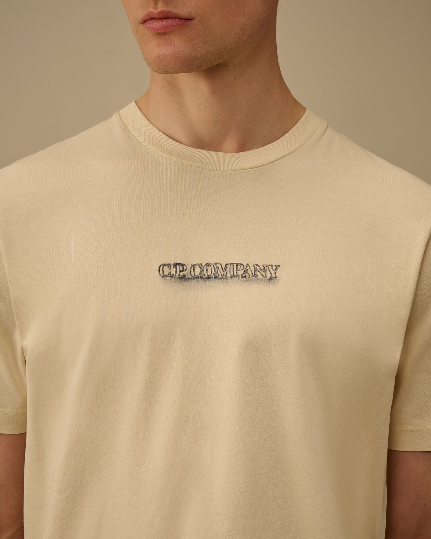 24/1 Jersey Short Sleeve Logo T-Shirt C.P. Company - Frozen Dew