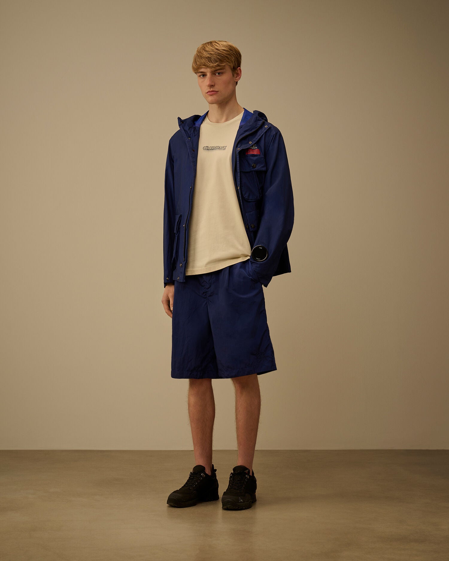 24/1 Jersey Short Sleeve Logo T-Shirt C.P. Company - Frozen Dew