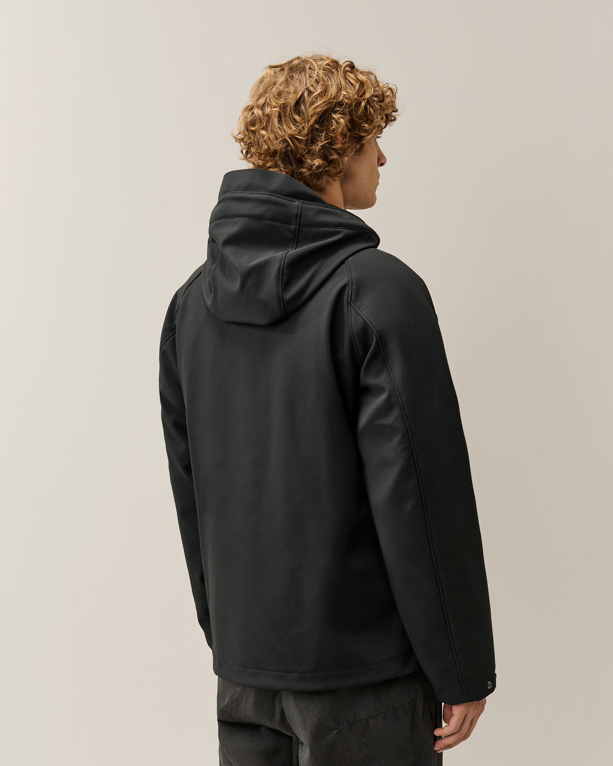 C.P. Company C.P. Shell-R Padded Hooded Lens Jacket - Black, detail 2