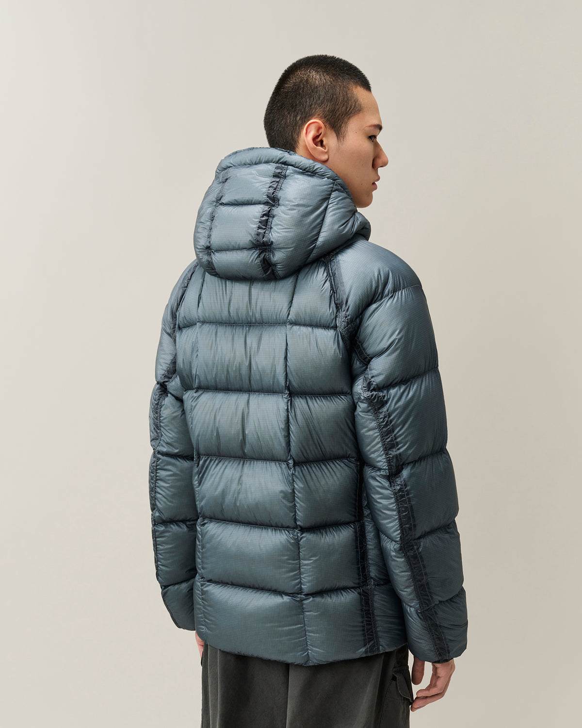 C.P. Company D.D. Shell Hooded Puffer Jacket - Orion Blue, detail 2
