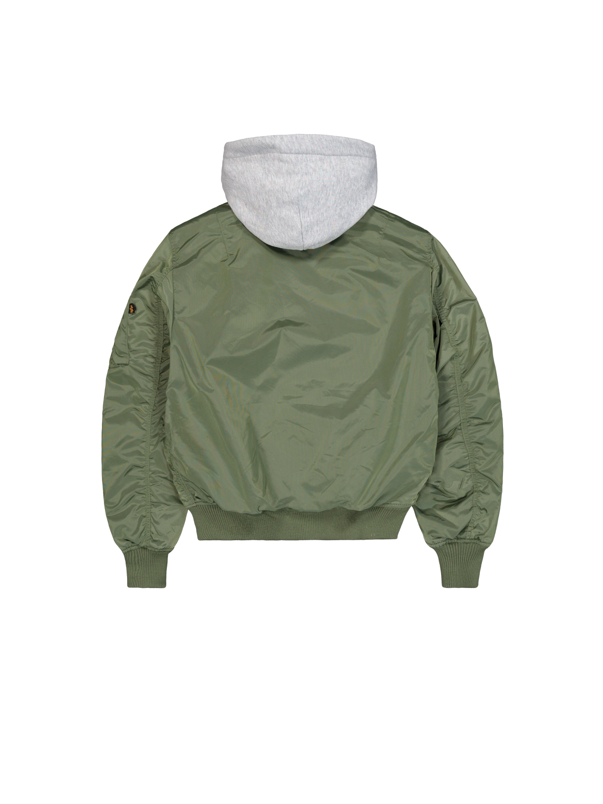 Alpha Industries – MA-1 TT Hood Two Tone Cold Weather Bomber Jacket – Sage-Green