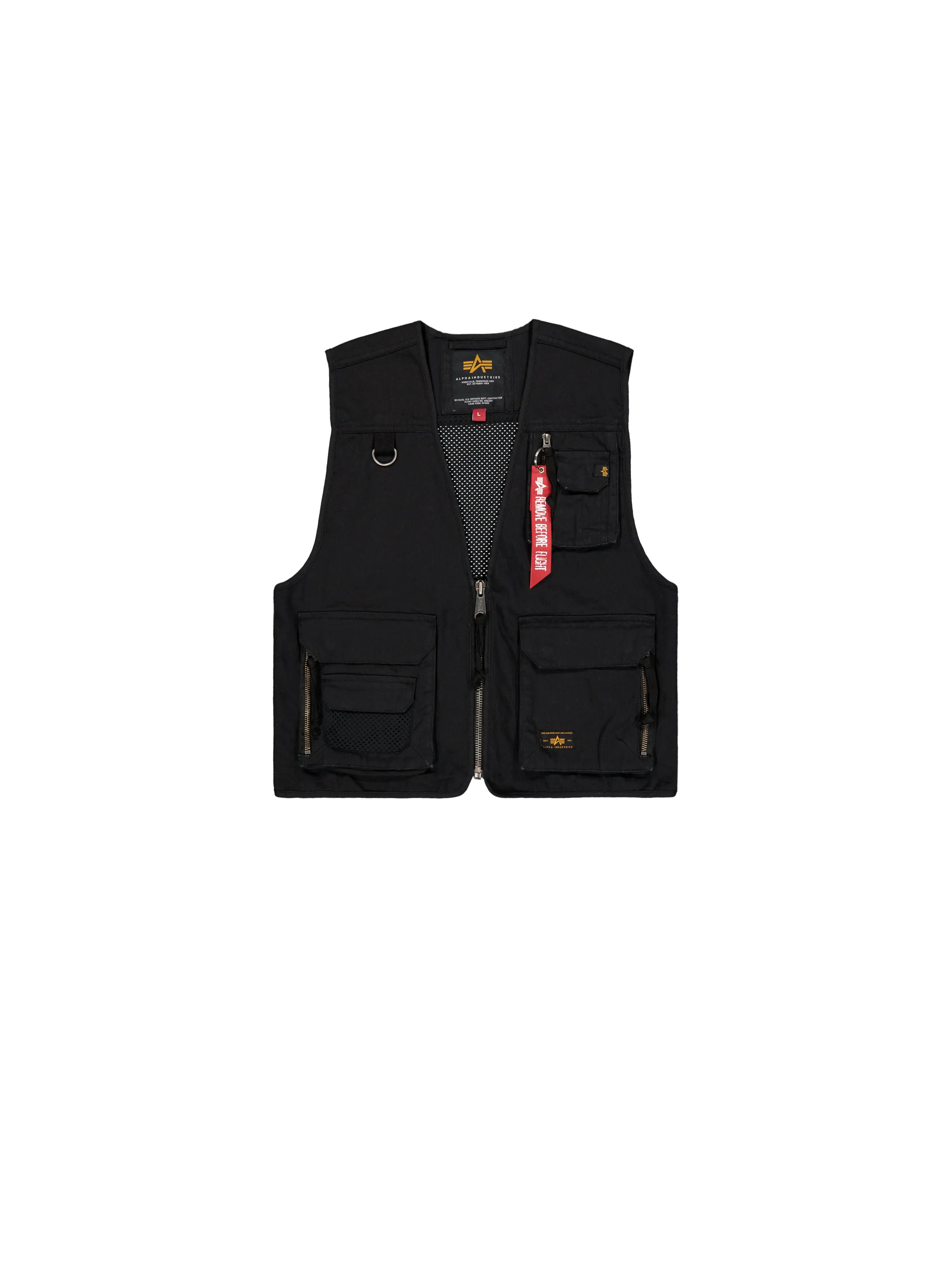 Mesh Utility Vest Alpha Industries - Black