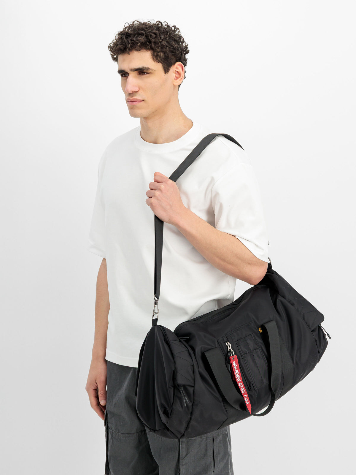 Alpha Industries – MA-1 Gym Bag – Black