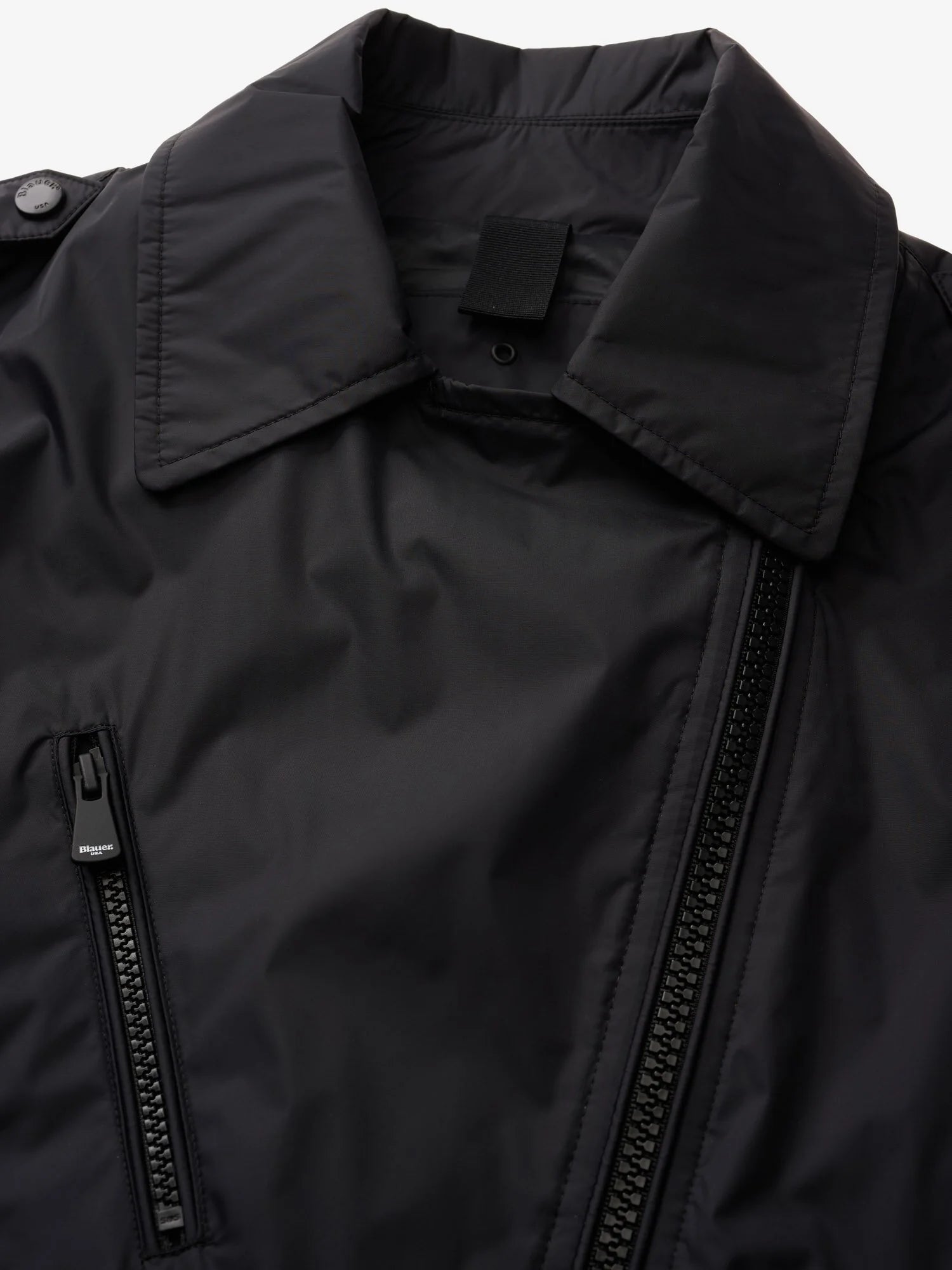 ZAMORA NYLON BIKER JACKET BLAUER WOMAN - BLACK