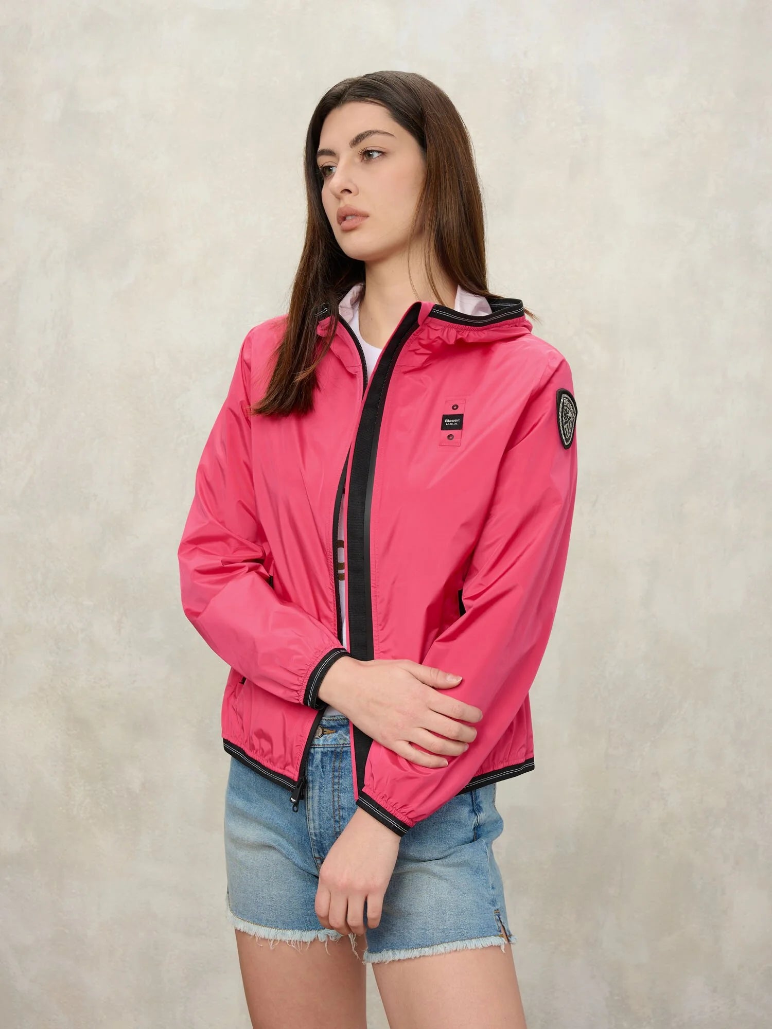 NAY HEAT-SEALED JACKET BLAUER WOMAN - PINK