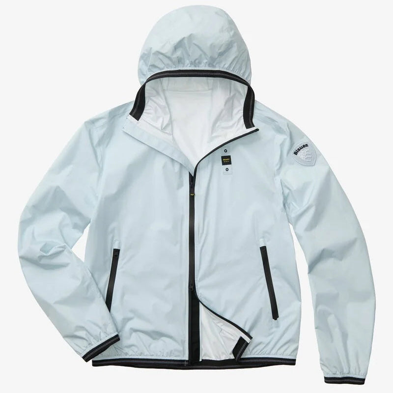 Taped Seams Windbreaker Farrin Blauer - Light Blue