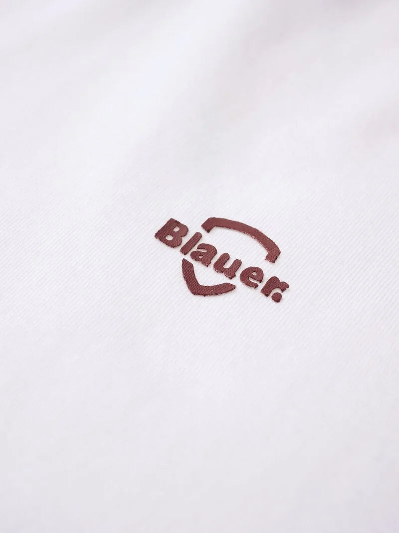 T-Shirt Errol Blauer - White