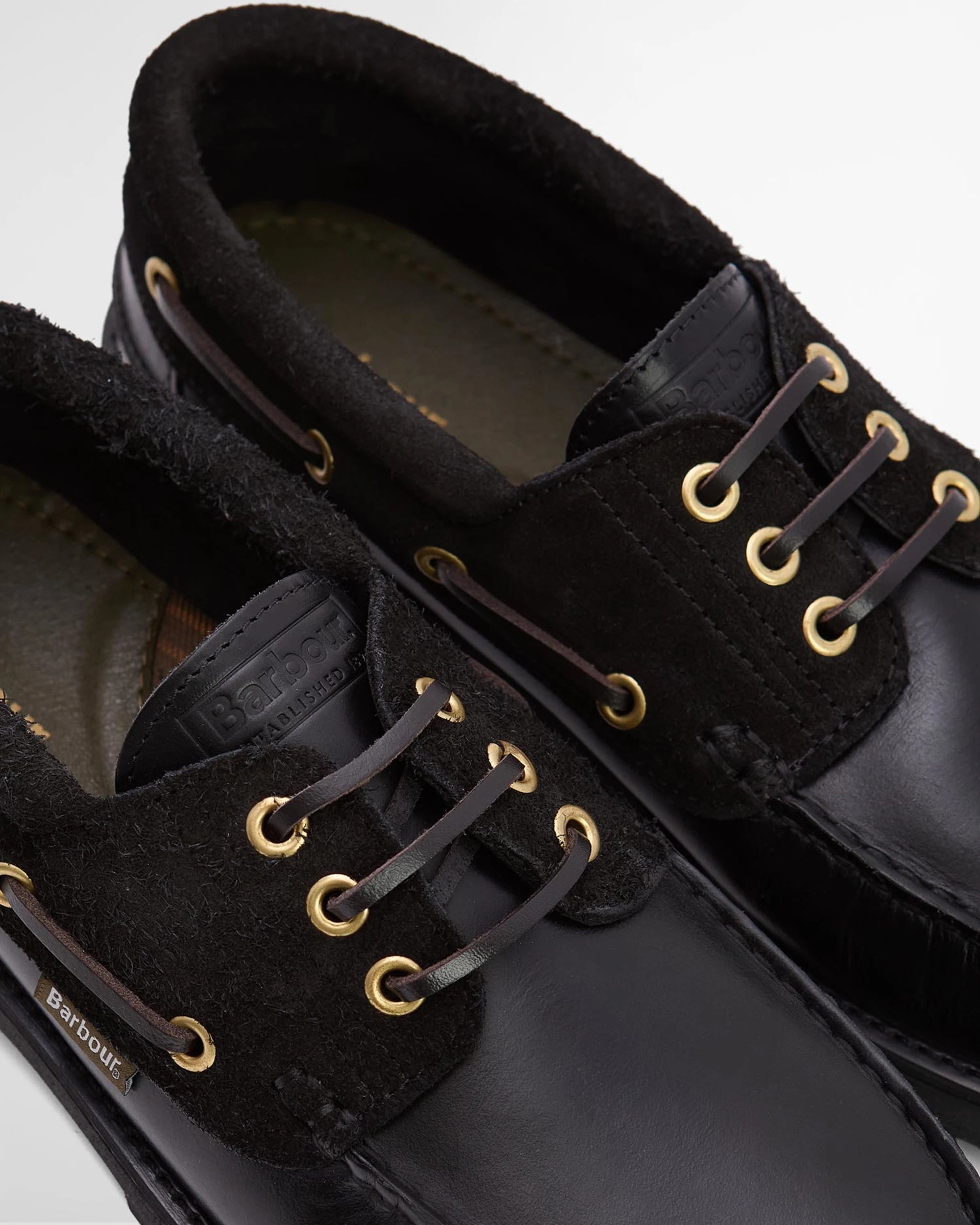 Deck Boat Shoes Barbour AW25 - Classic Black