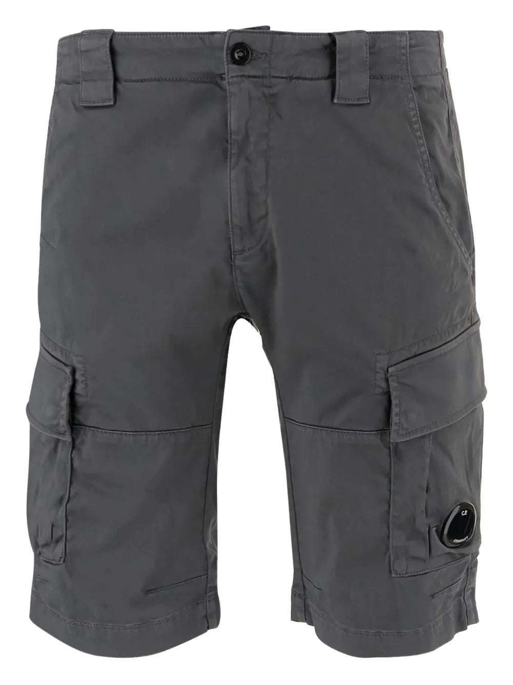 Stretch Sateen Cargo Lens Shorts C.P. Company - Gunmetal