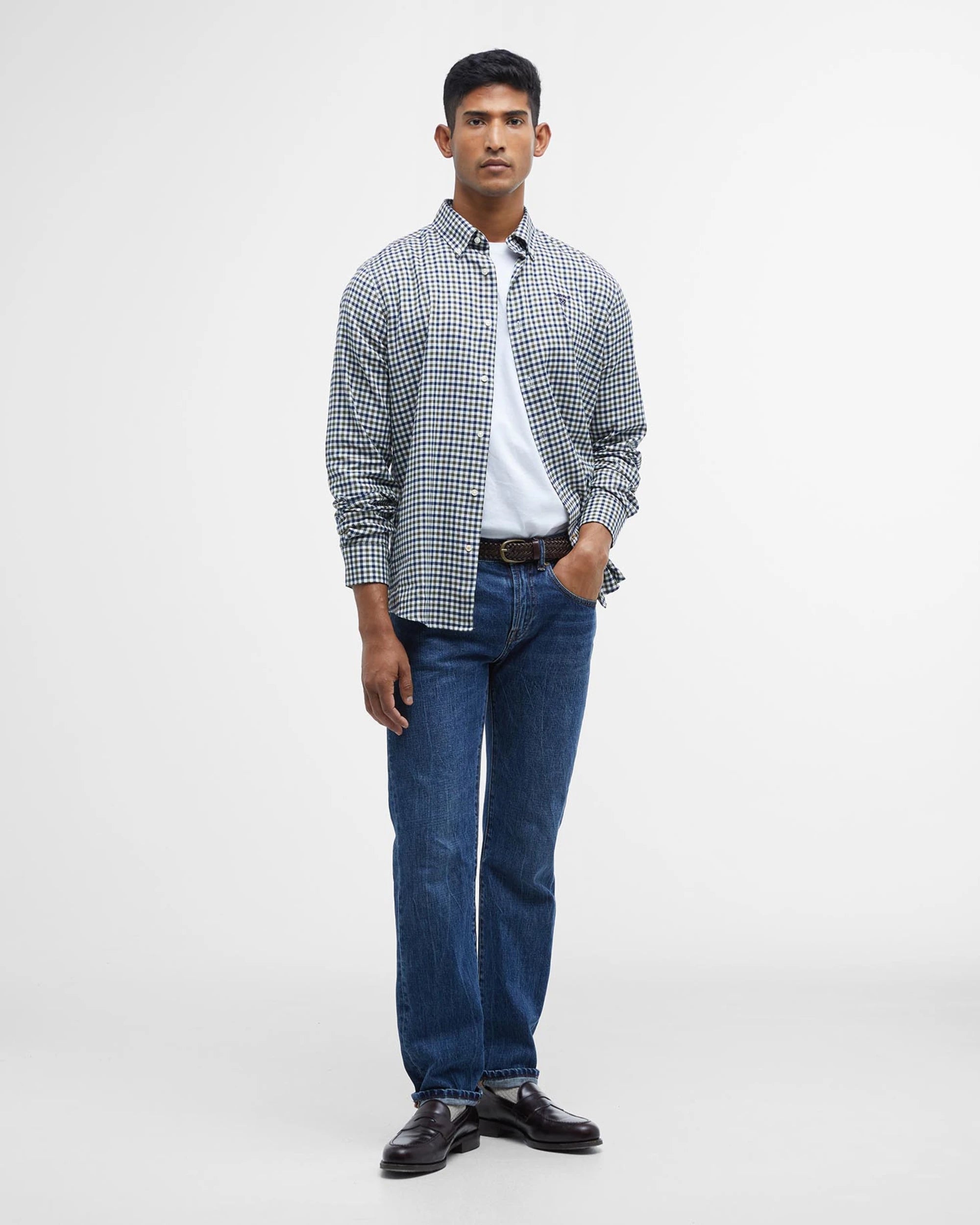 Finkle Tailored Shirt AW25 Barbour - Olive