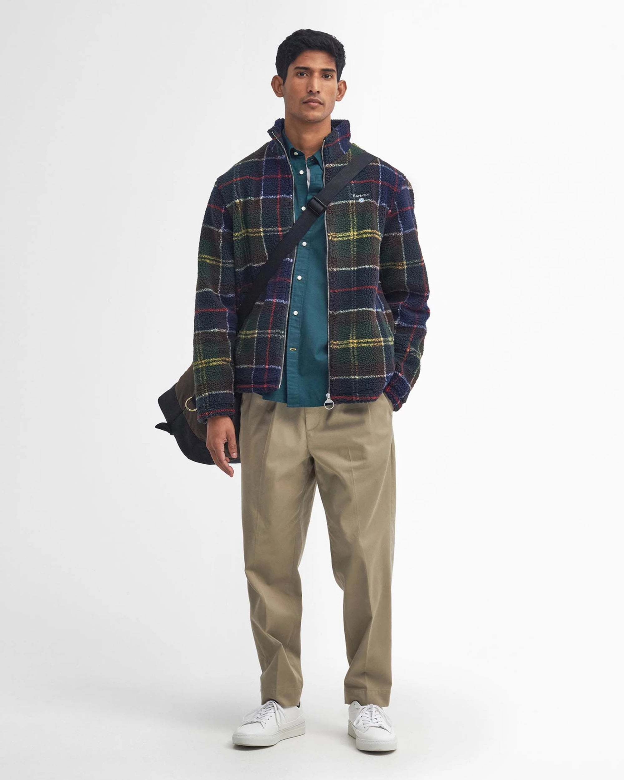 Tartan Fleece Zip Through AW25 Barbour - Classic Tartan