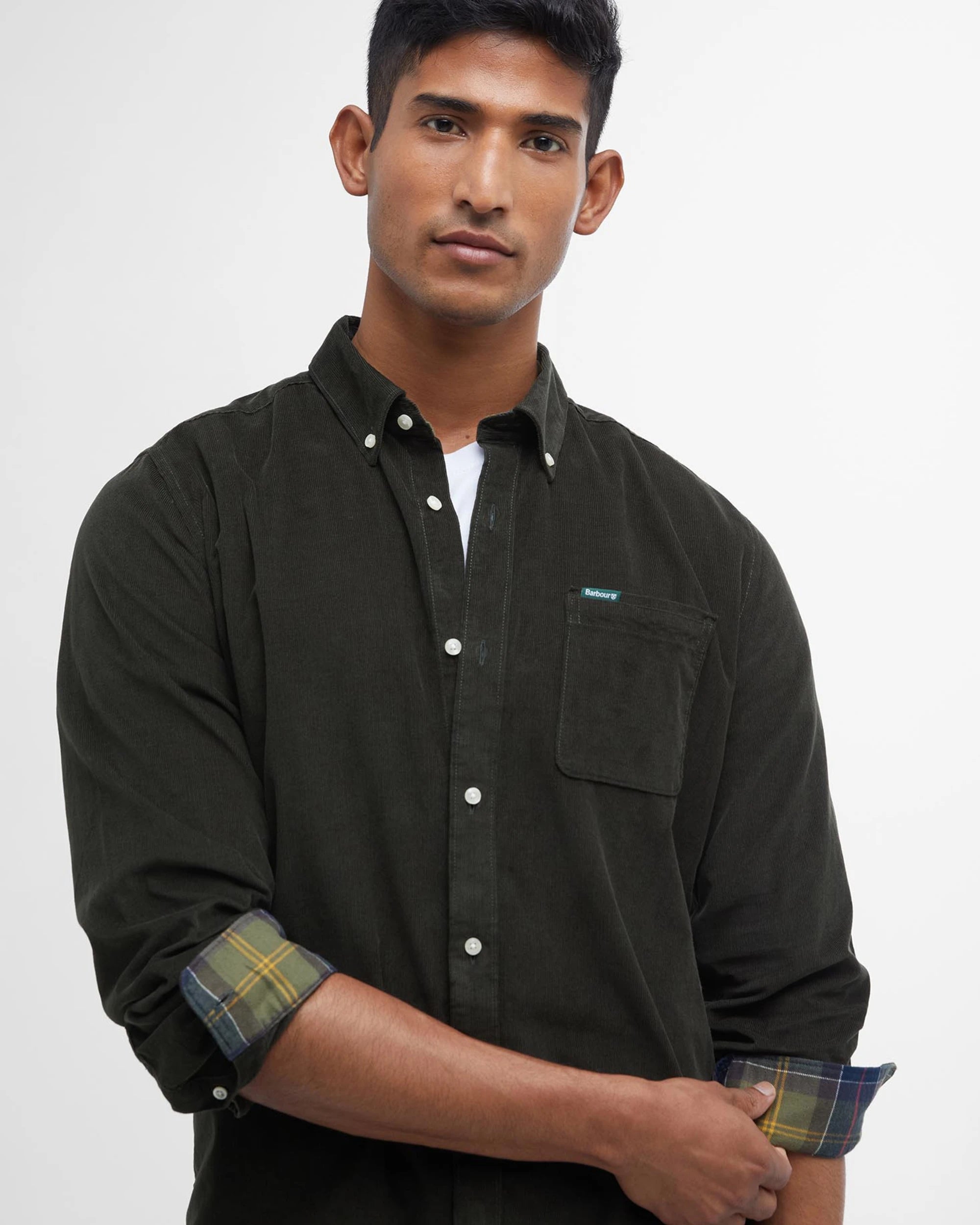 Ramsey Tailored Shirt AW25 Barbour - Forest