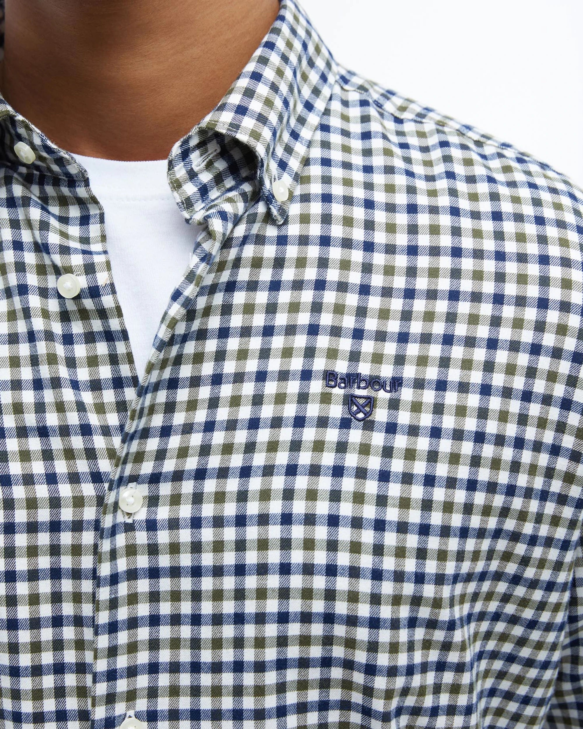 Finkle Tailored Shirt AW25 Barbour - Olive