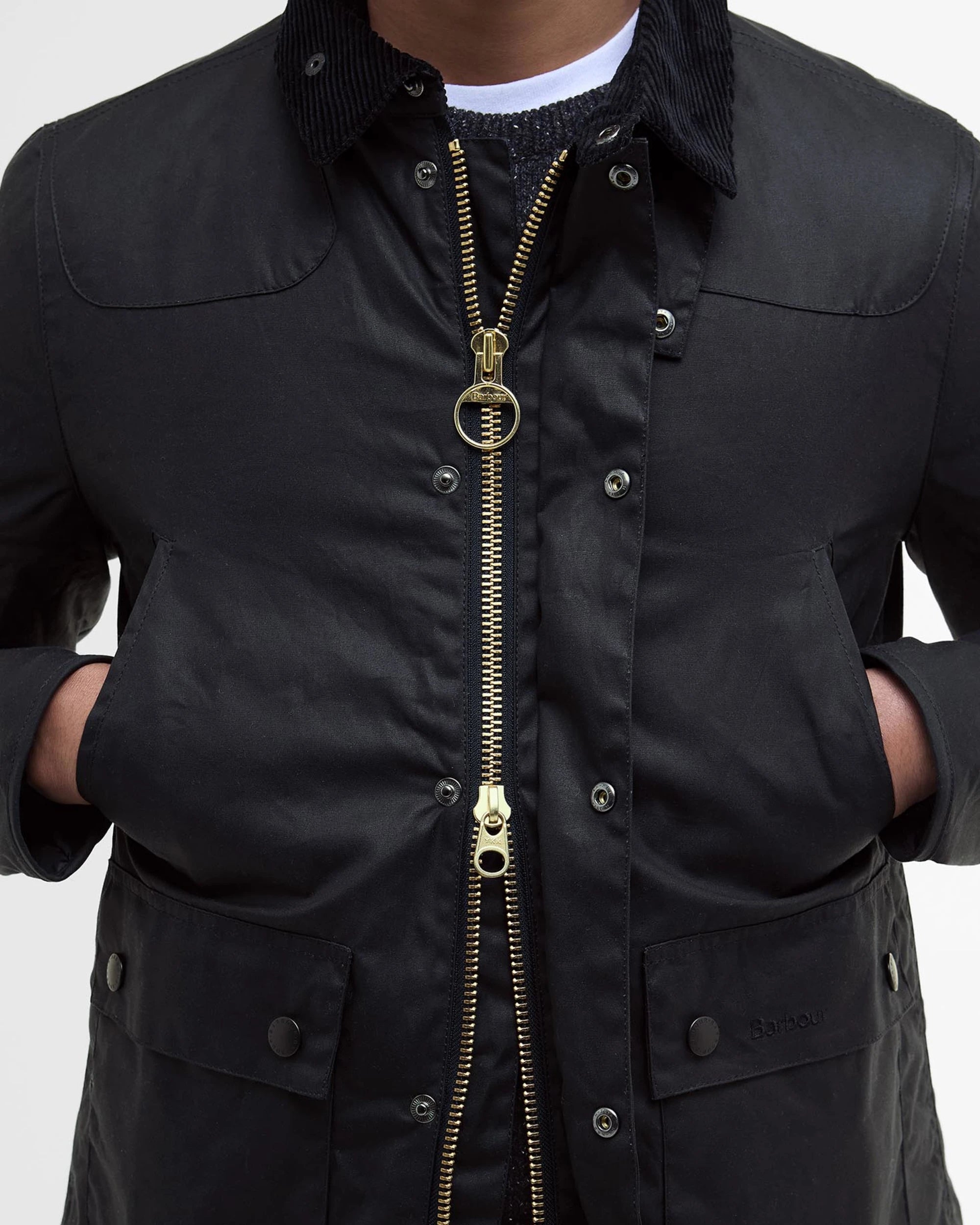 Reelin Wax Jacket AW25 Barbour - Navy