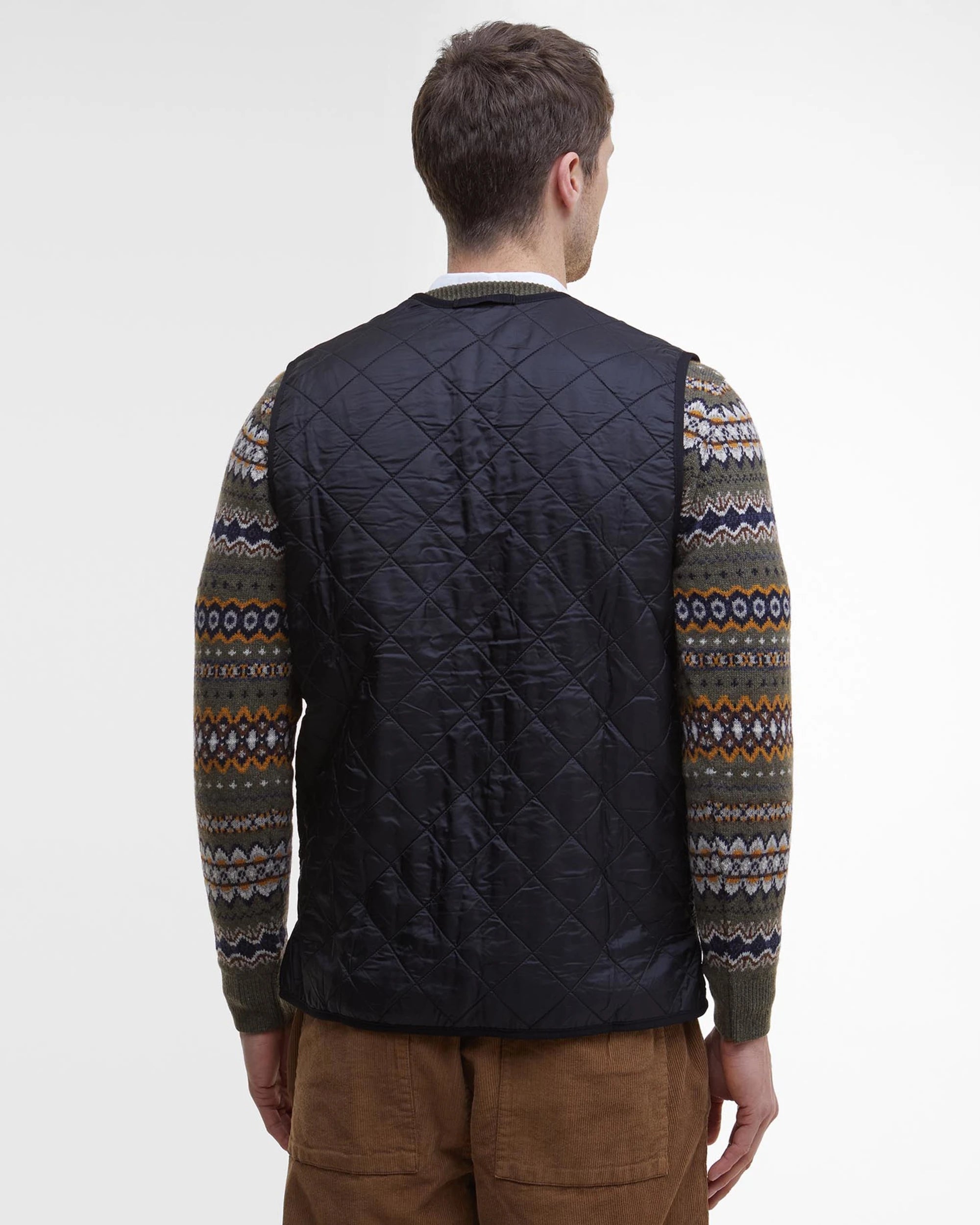 Polarquilt Waistcoat Zip Liner AW25 Barbour - Black