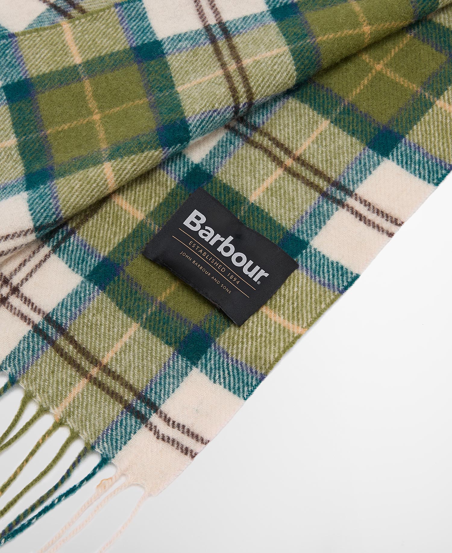 Tartan Lambswool Scarf AW25 Barbour - Ancient