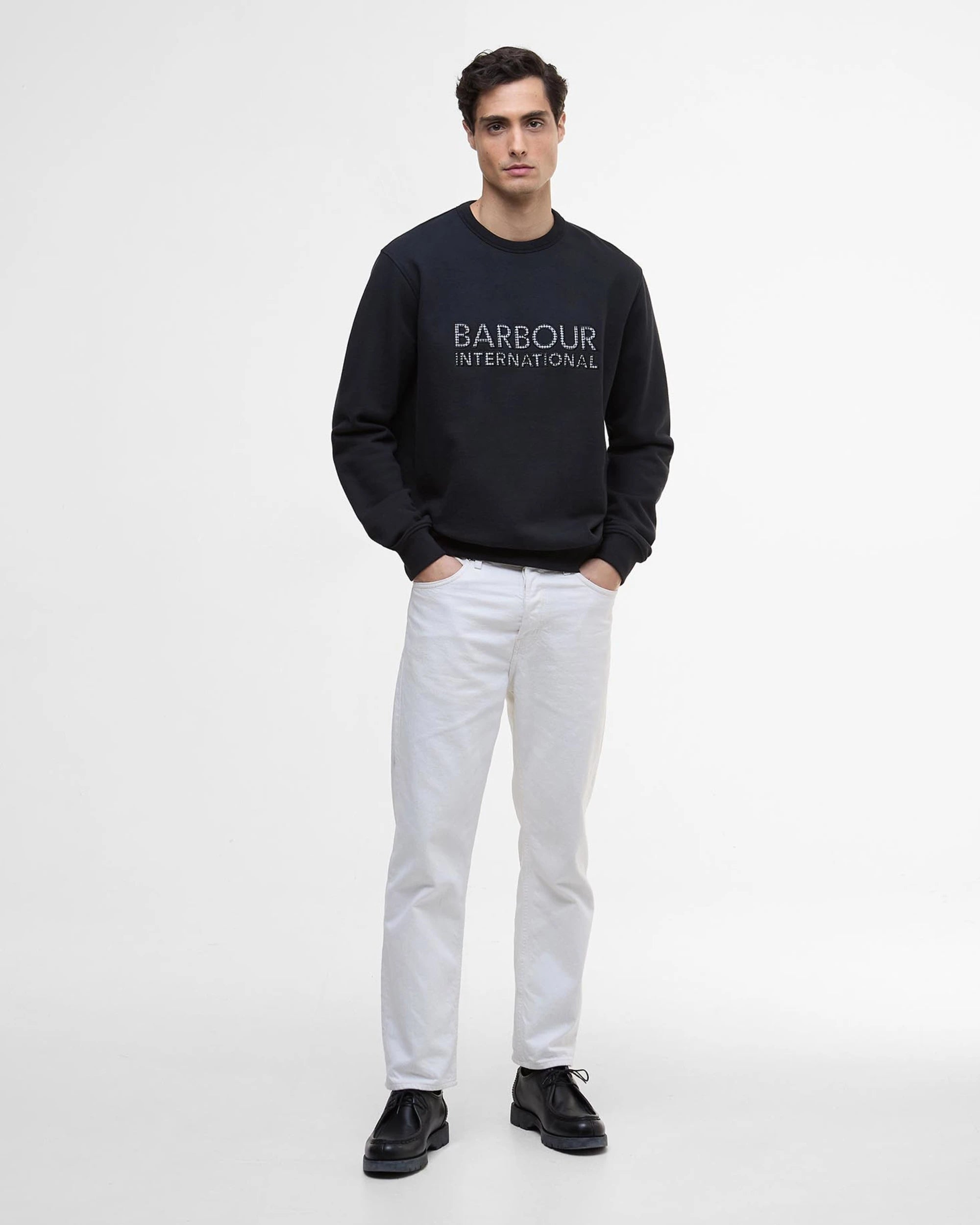 Bertie Blackstreak Logo Sweatshirt AW25 - Black