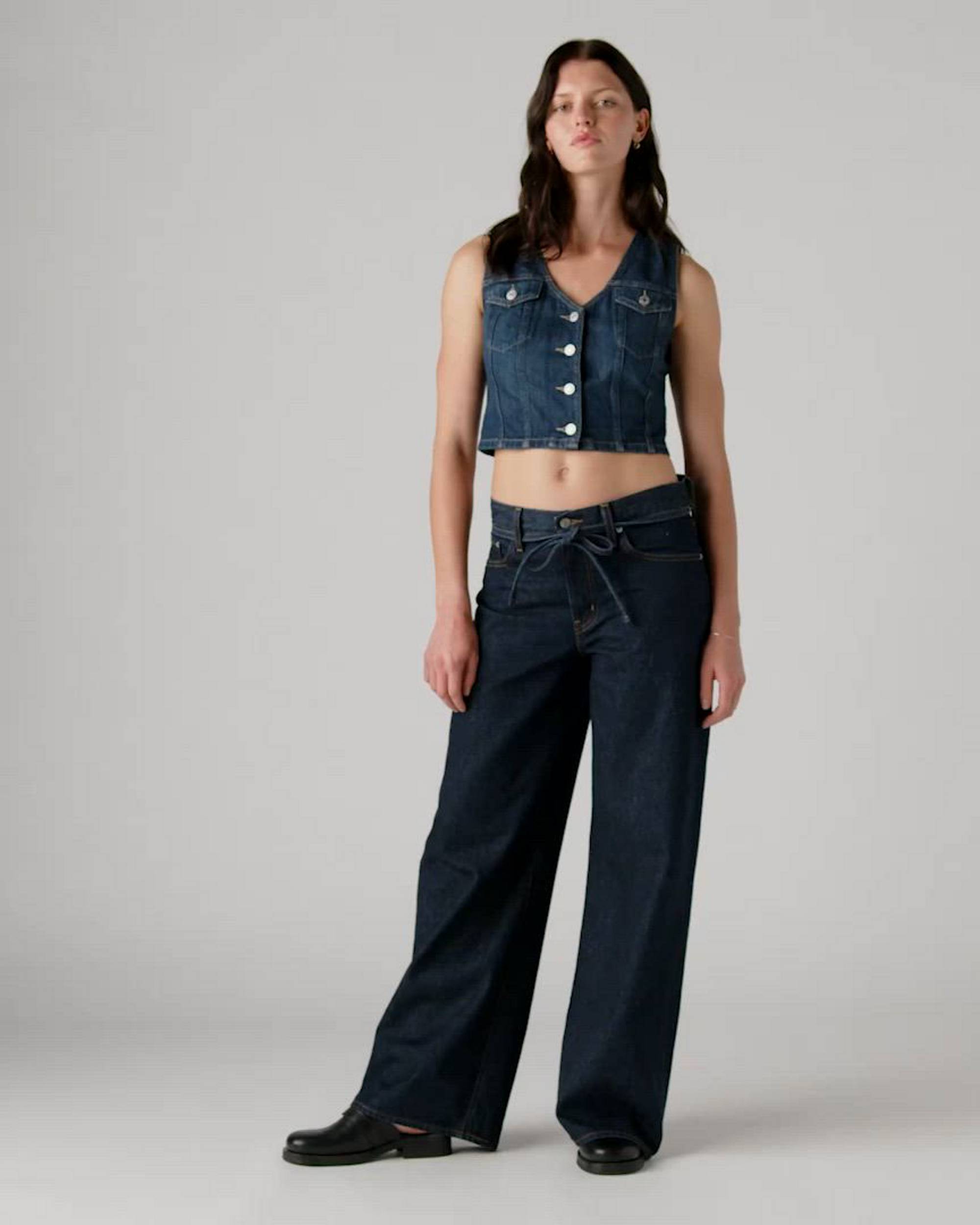 Levi's Donna Jeans XL Straight - Dream Nice Dreams / Blu
