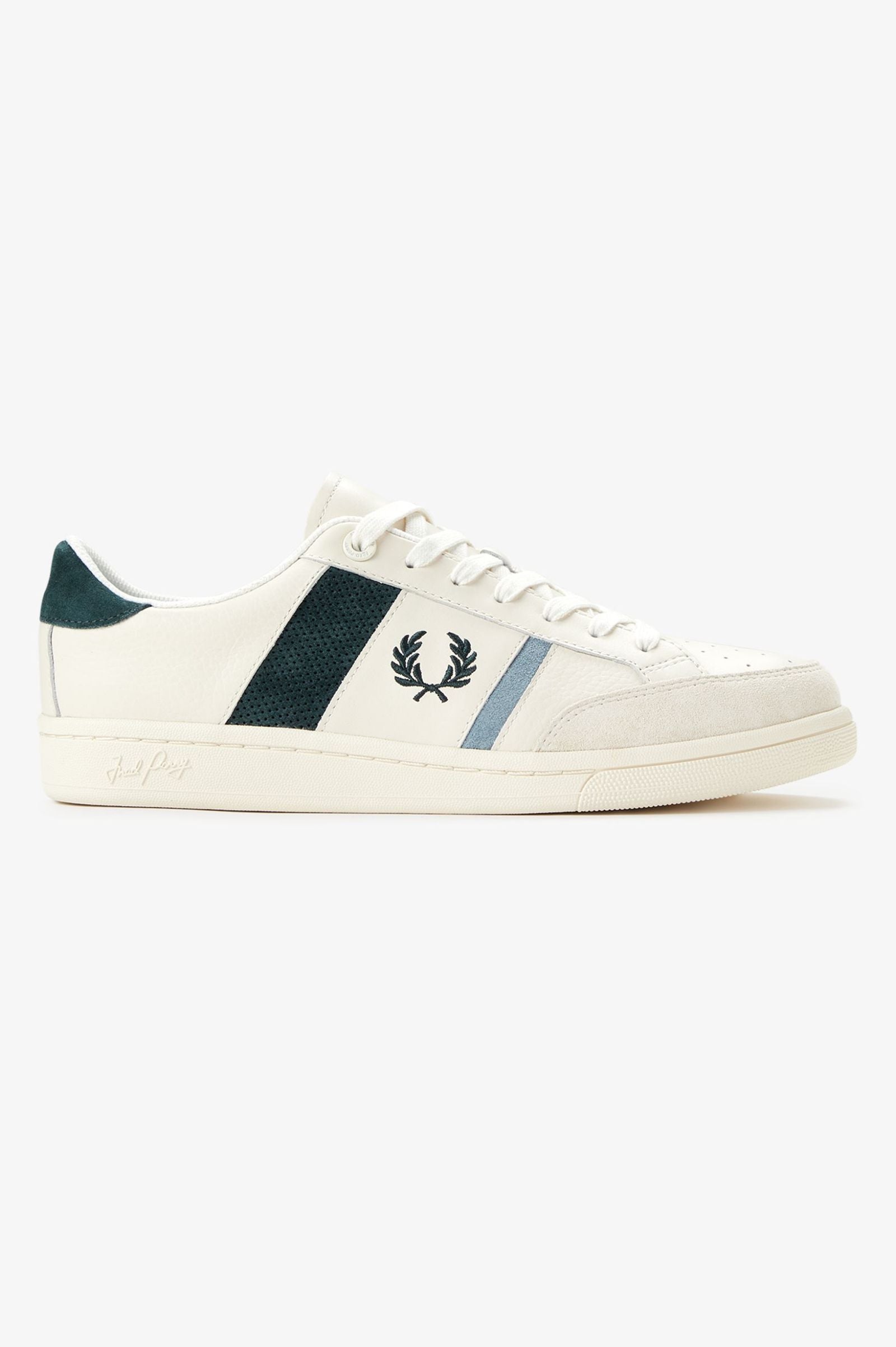 Fred Perry B725 Leather/ Suede - Ecru