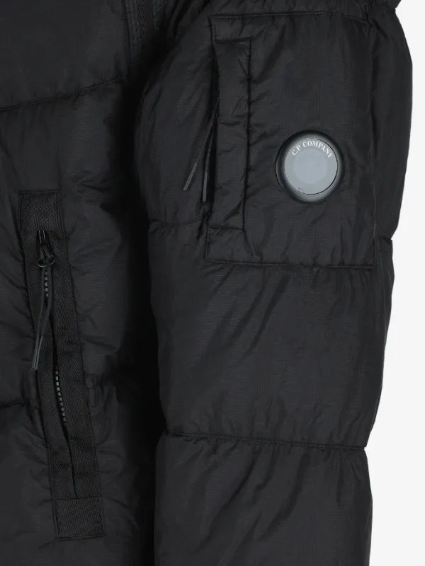C.P. Company – T-Flatt Padded Goggle Jacket – Black