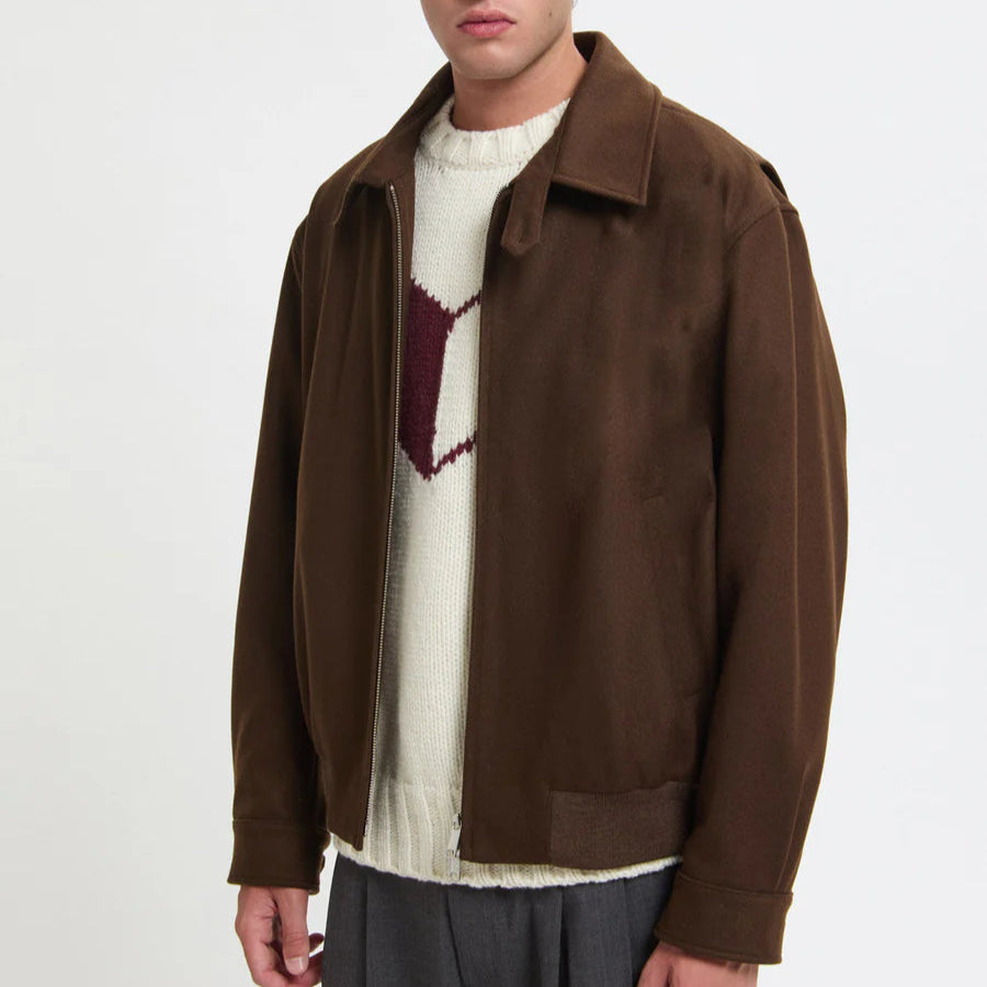 G18 Melton Slate Black Baracuta AW25 - Slate Black