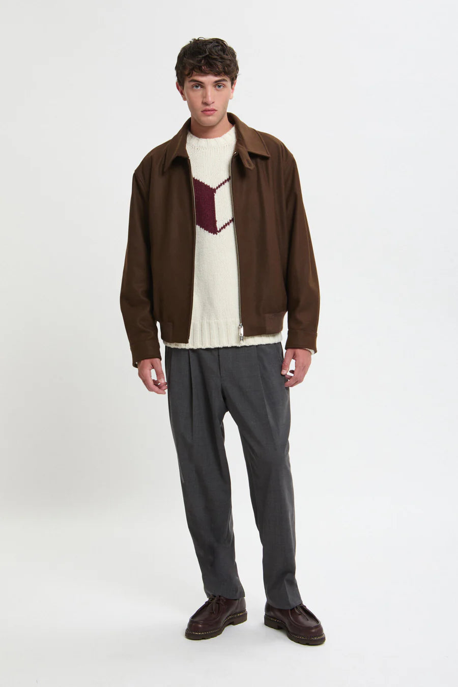 G18 Melton Slate Black Baracuta AW25 - Slate Black