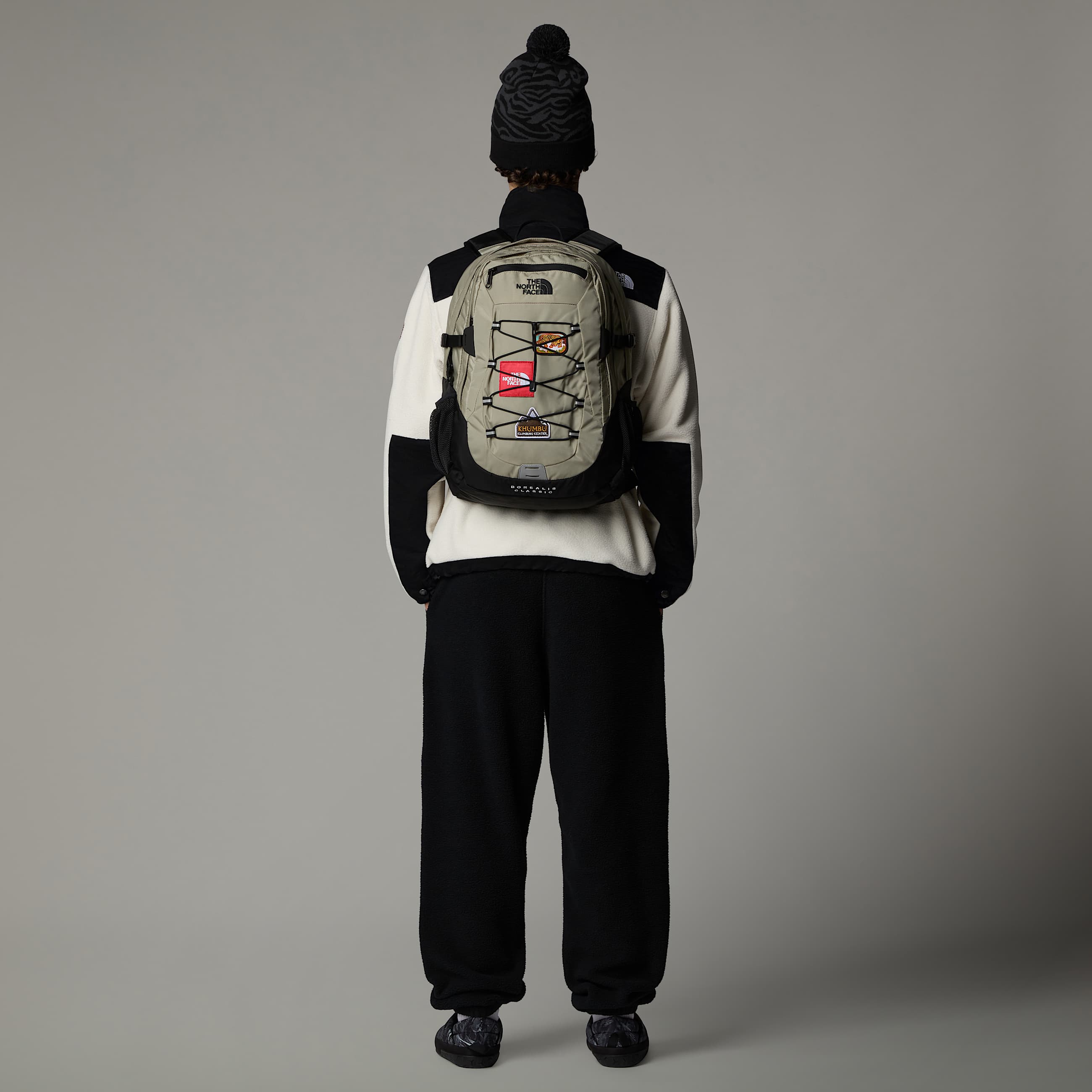 Borealis Classic Backpack The North Face - Clay Grey-TNF Black