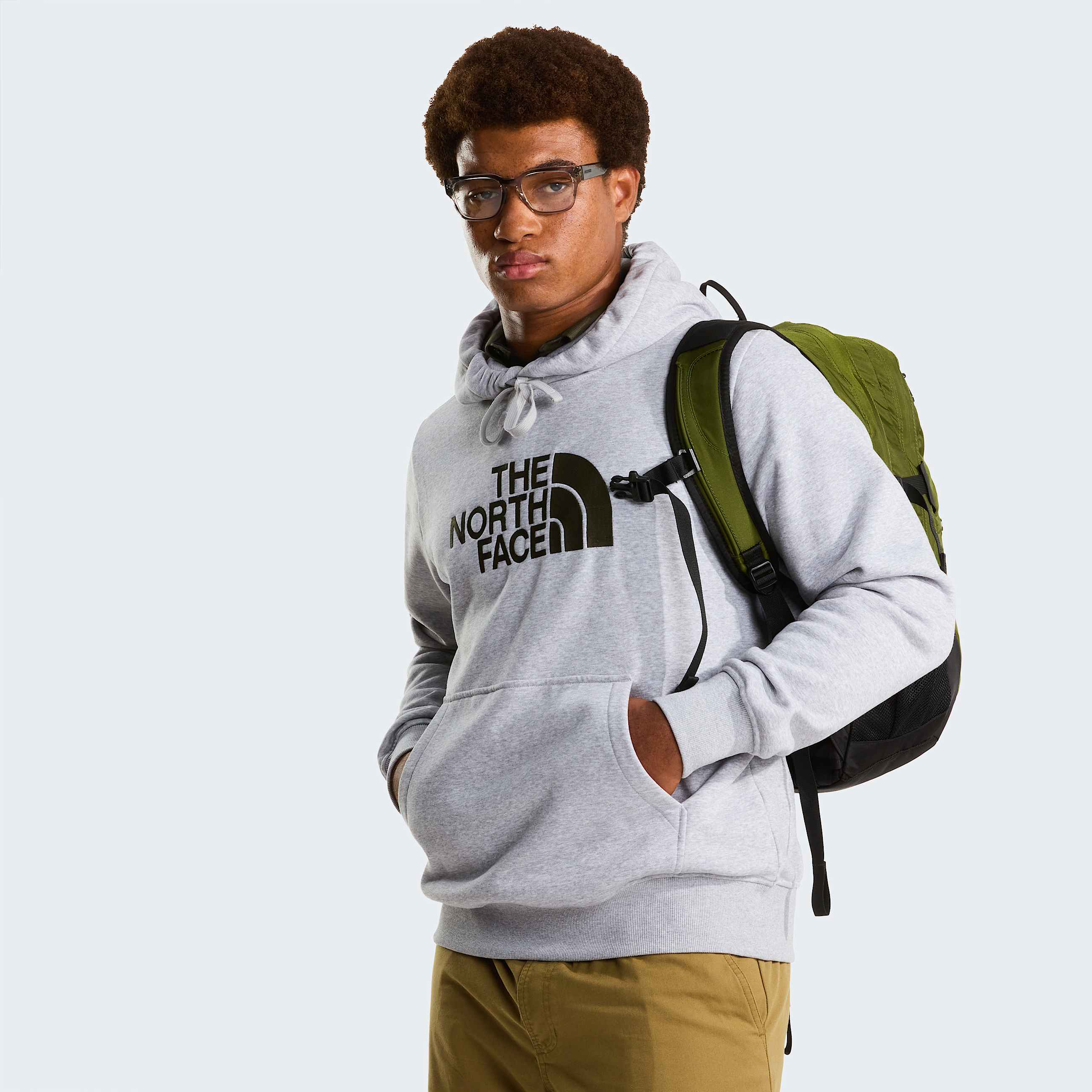 Borealis Classic Backpack The North Face - Woodland Green-TNF Black