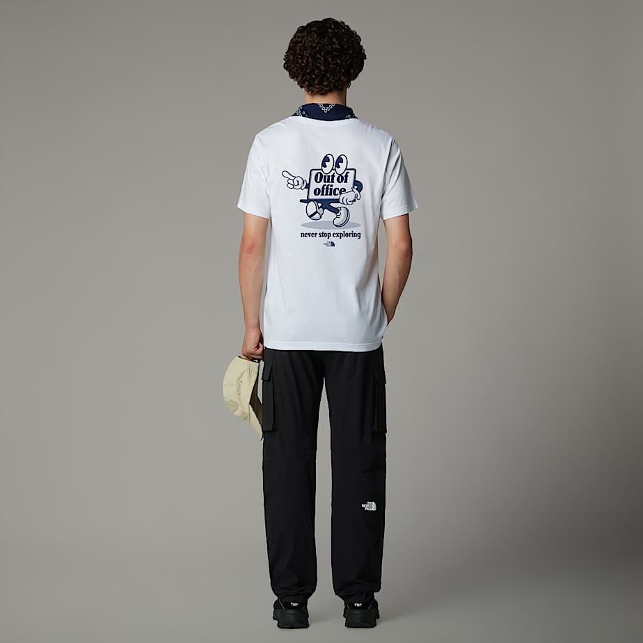 T-Shirt Con Logo Cartoon Relaxed The North Face - TNF White