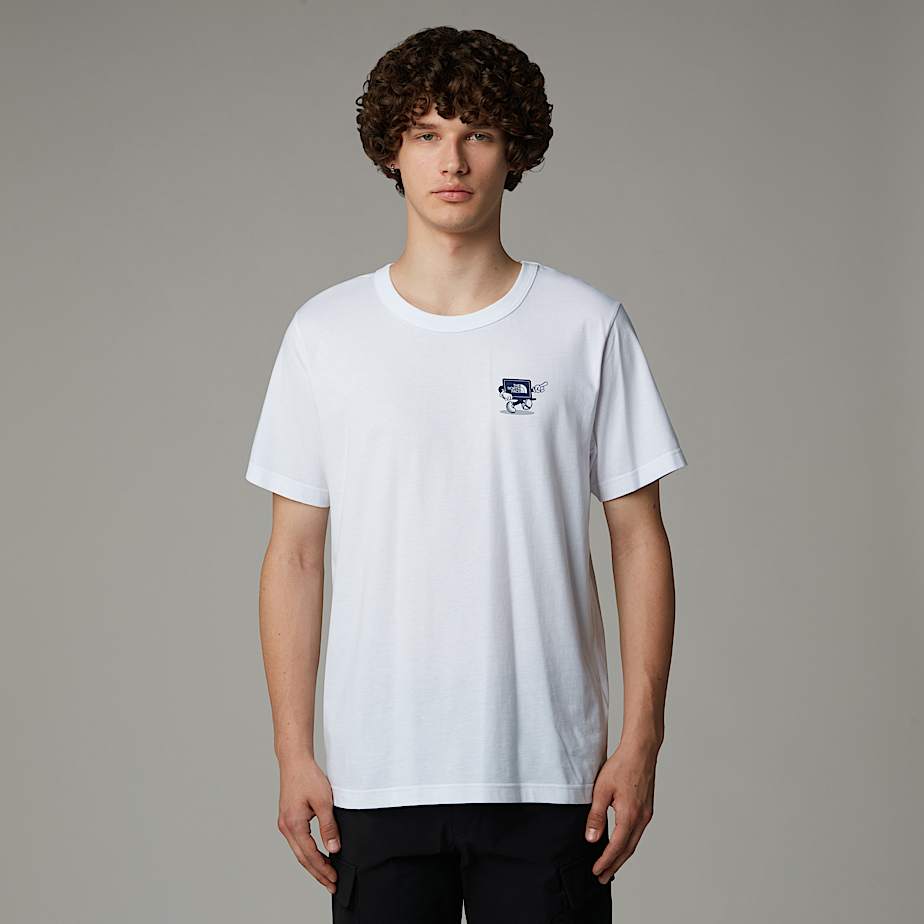 T-Shirt Con Logo Cartoon Relaxed The North Face - TNF White