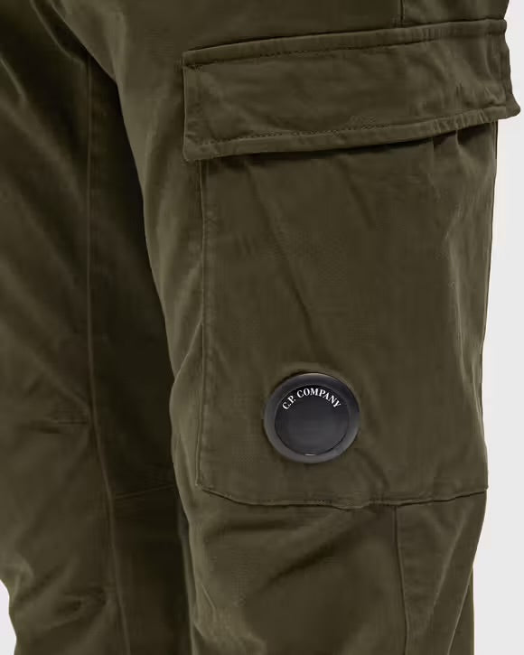 C.P. Company – Stretch Sateen Ergonomic Cargo Pants – Ivy Green