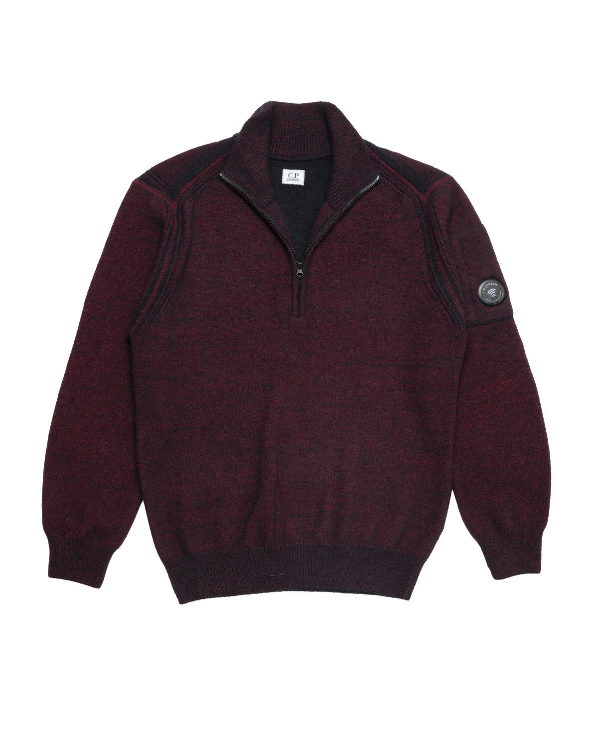 C.P. Company – Knitwear Polo Collar in Fleece Knit – Andorra