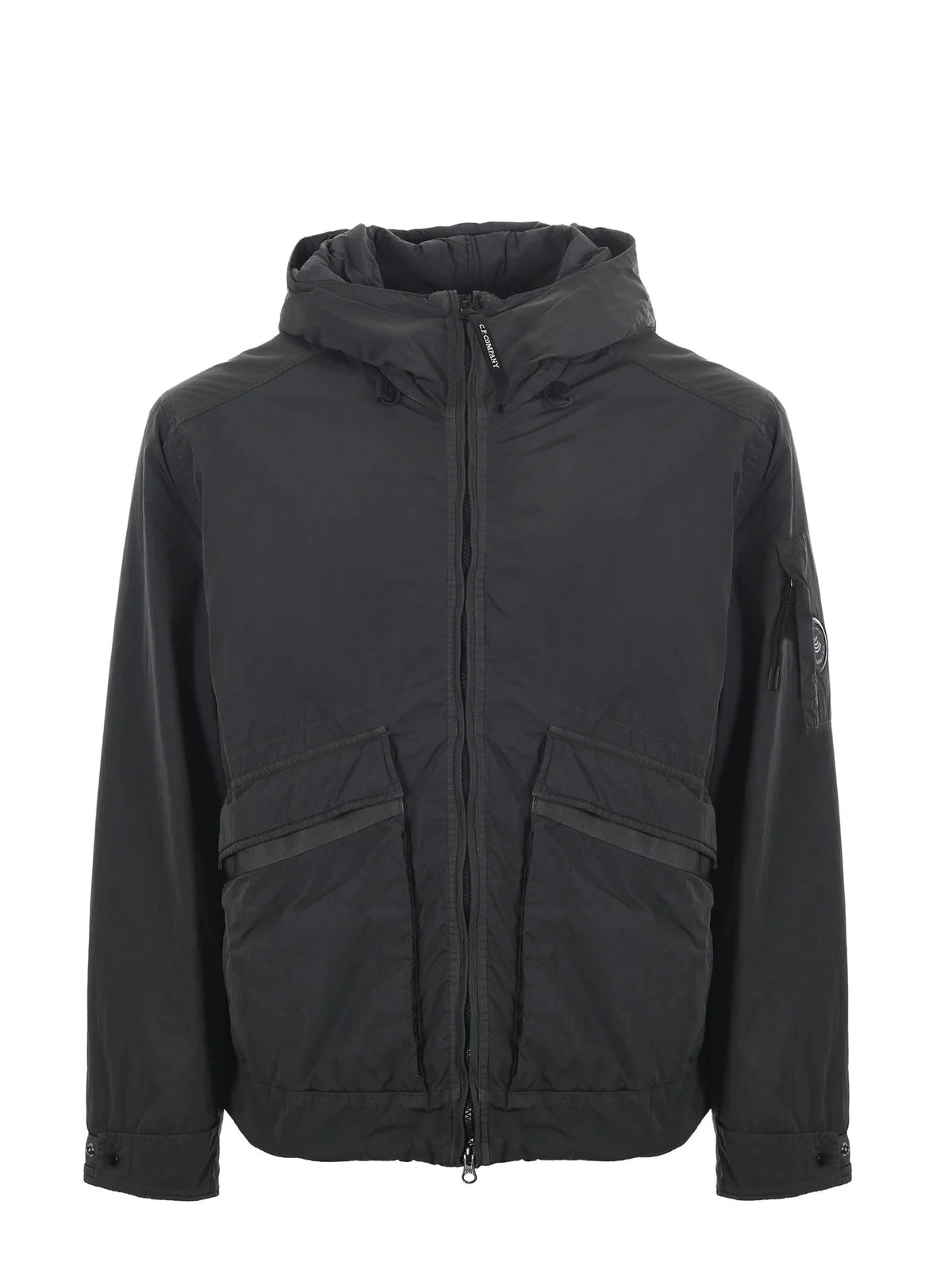 C.P. Company – Heavy Chrome-R Padded Goggle Jacket – Black