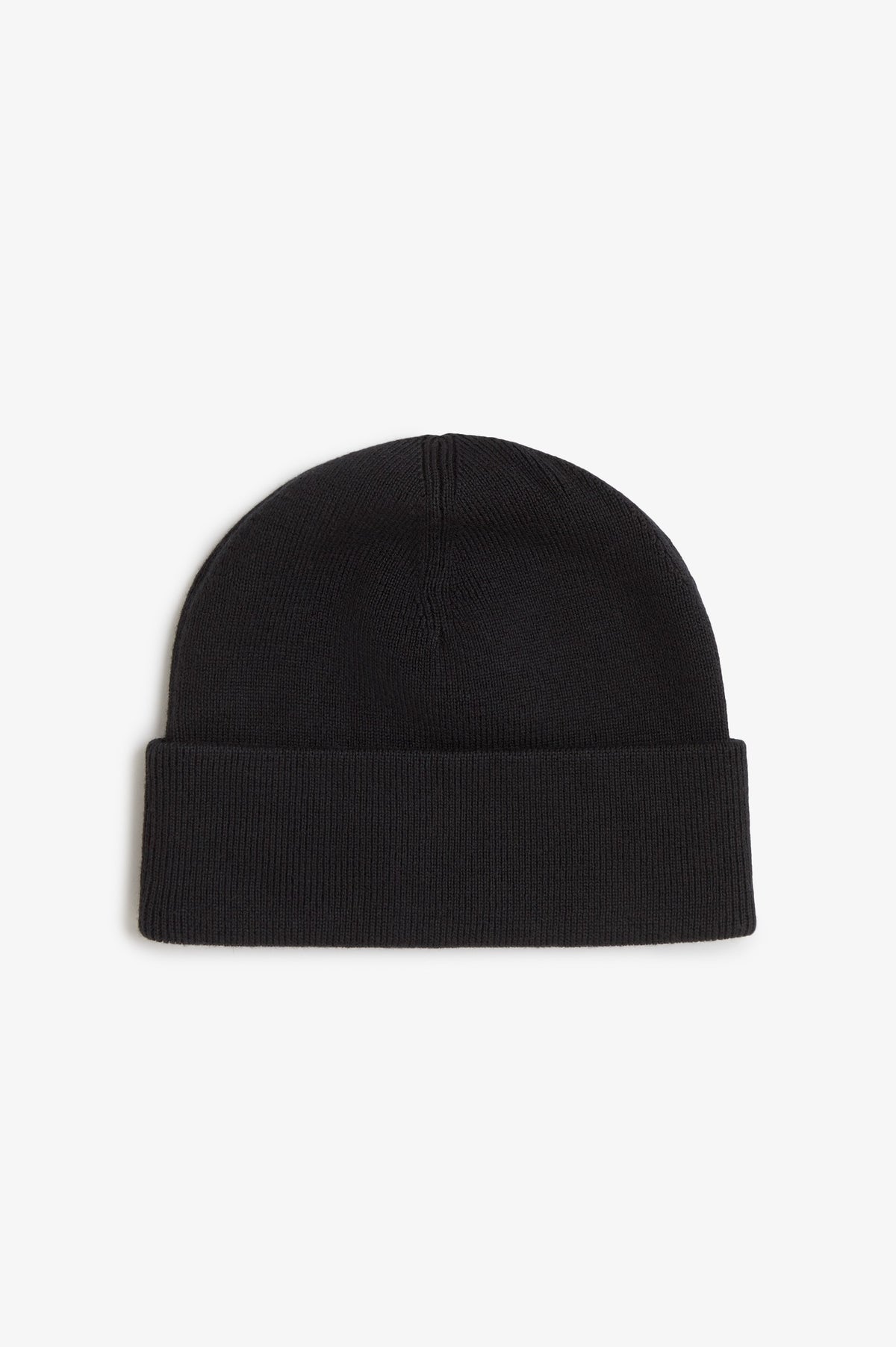 Fred Perry Classic Merino Wool Beanie Black/Snow White