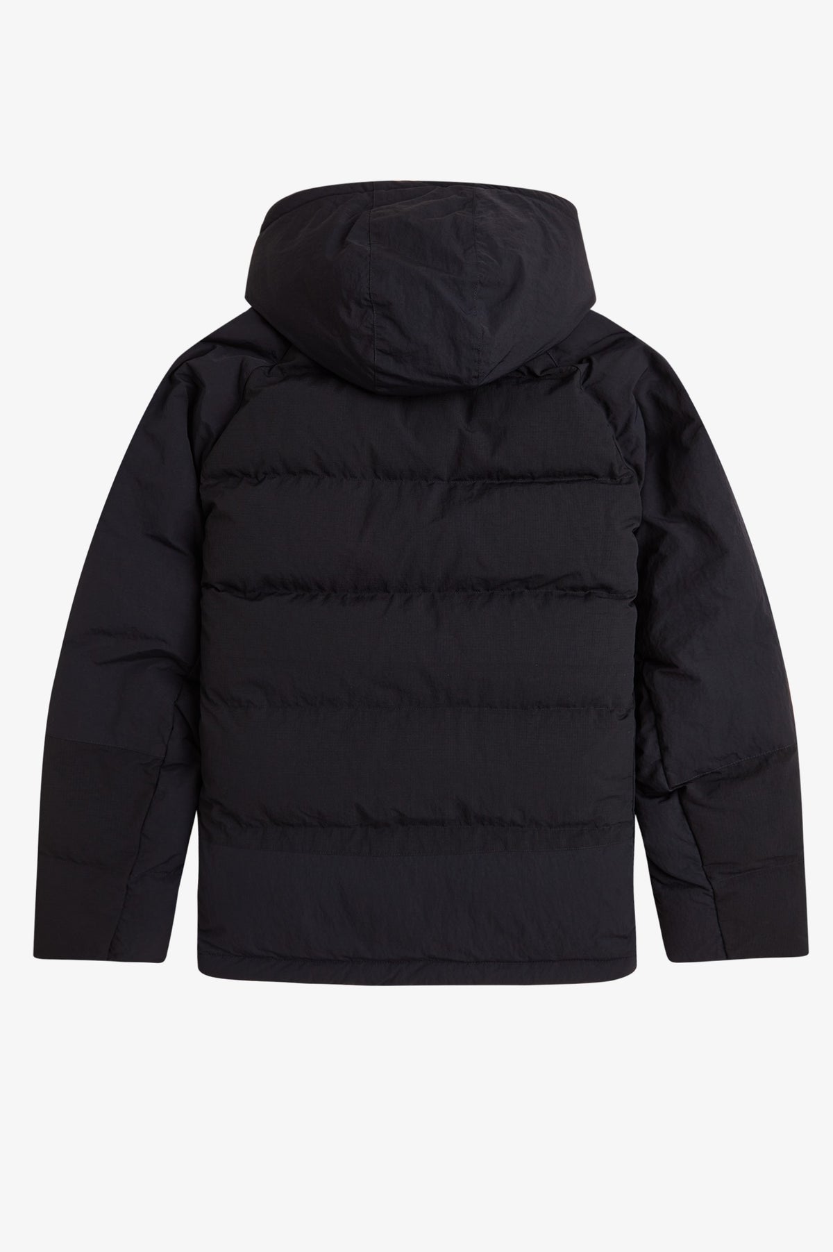 Fred Perry Fabric Block Padded Jacket Black