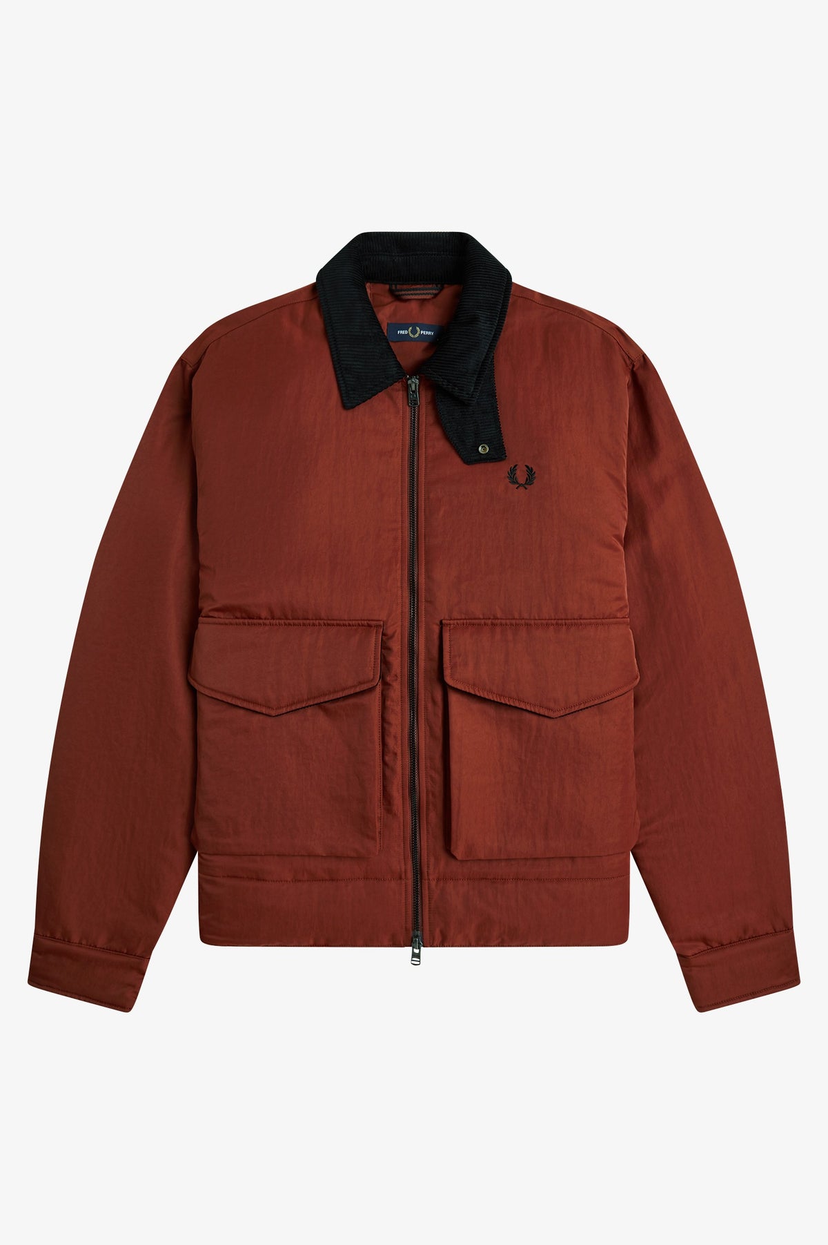 Fred Perry Nylon Caban Jacket Brandy