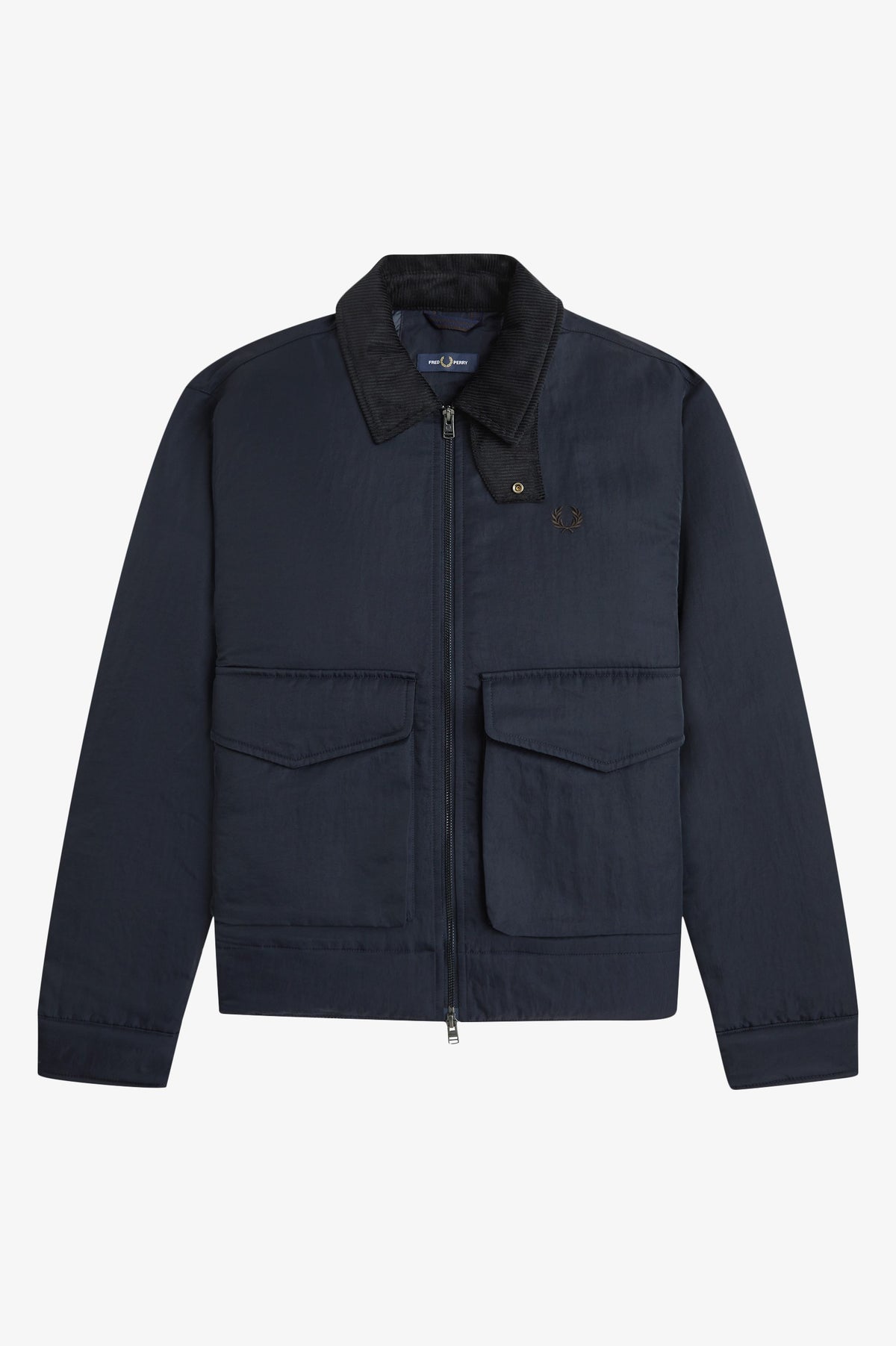 Fred Perry Nylon Caban Jacket Navy