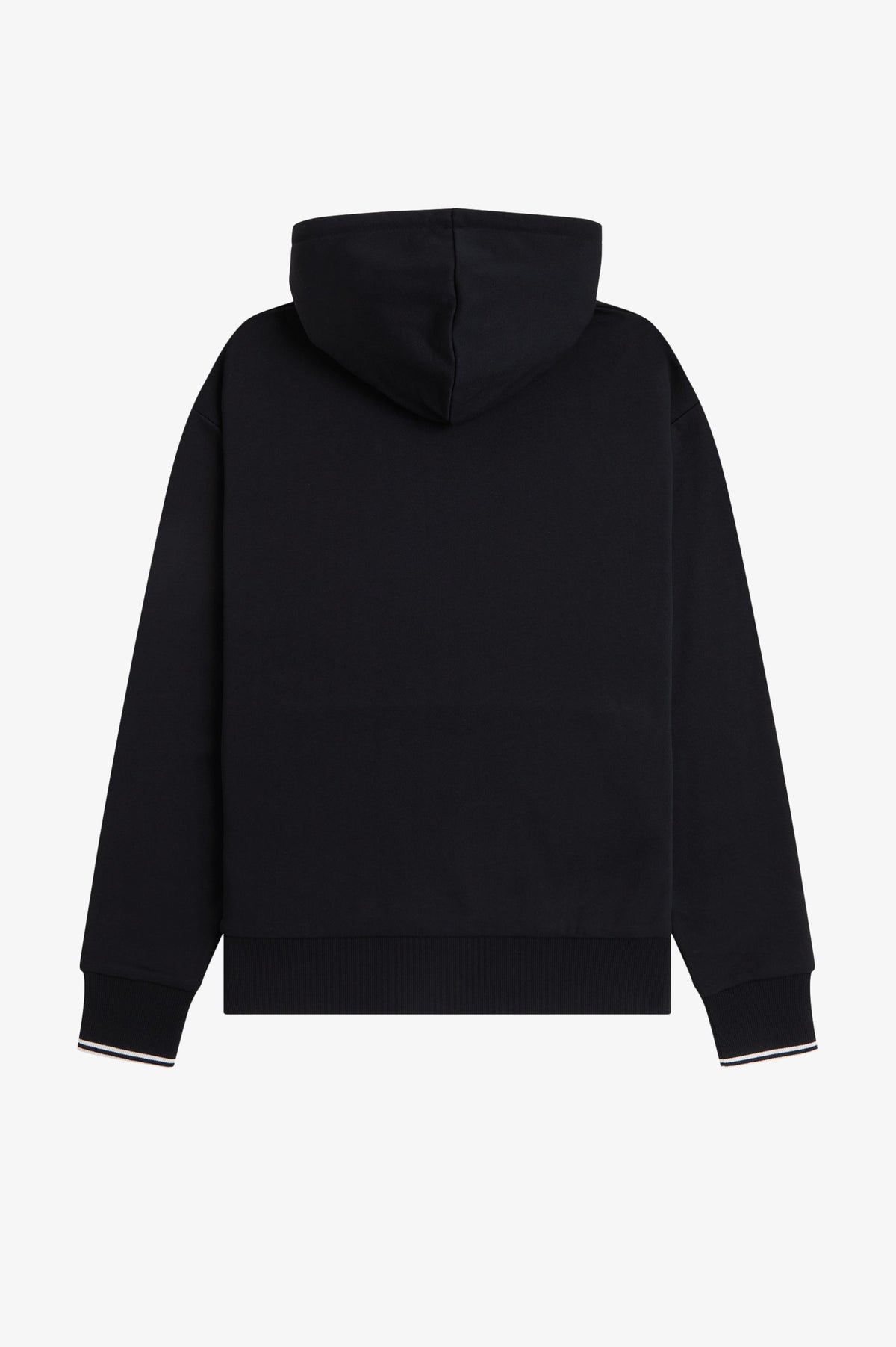 Fred Perry Tipped Hooded Sweatshirt Black