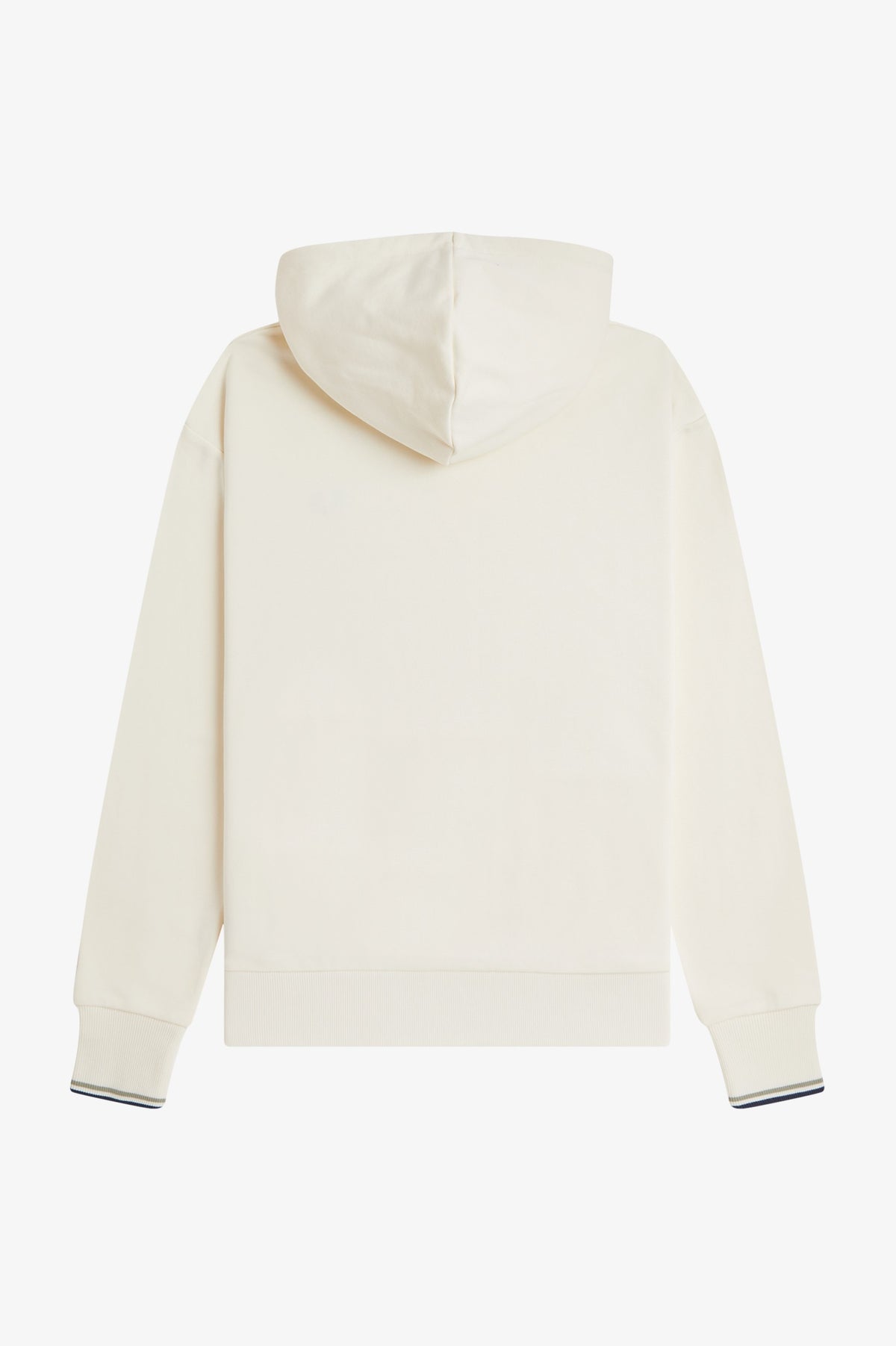 Fred Perry Tipped Hooded Sweatshirt Ecru