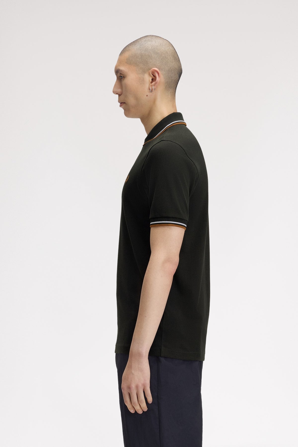 Fred Perry Twin Tipped Shirt M3600 Night Green