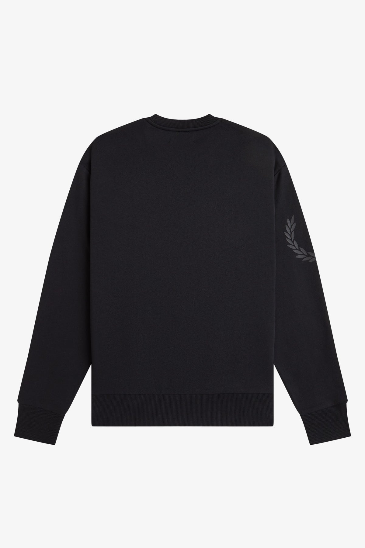 Fred Perry Reflective Laurel Sweatshirt Black