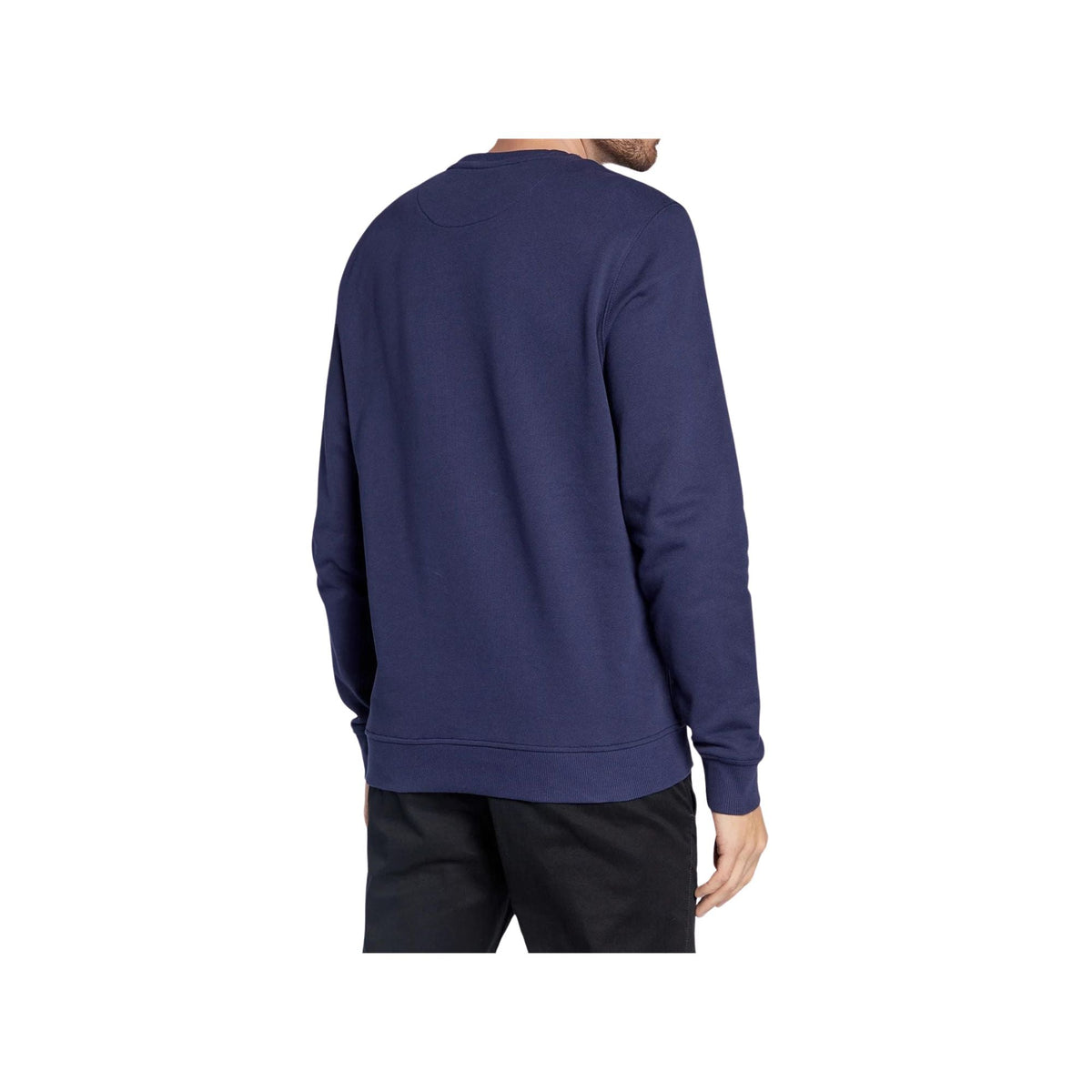 Lyle & Scott – Crew Neck Brushback Sweatshirt – Dark Navy