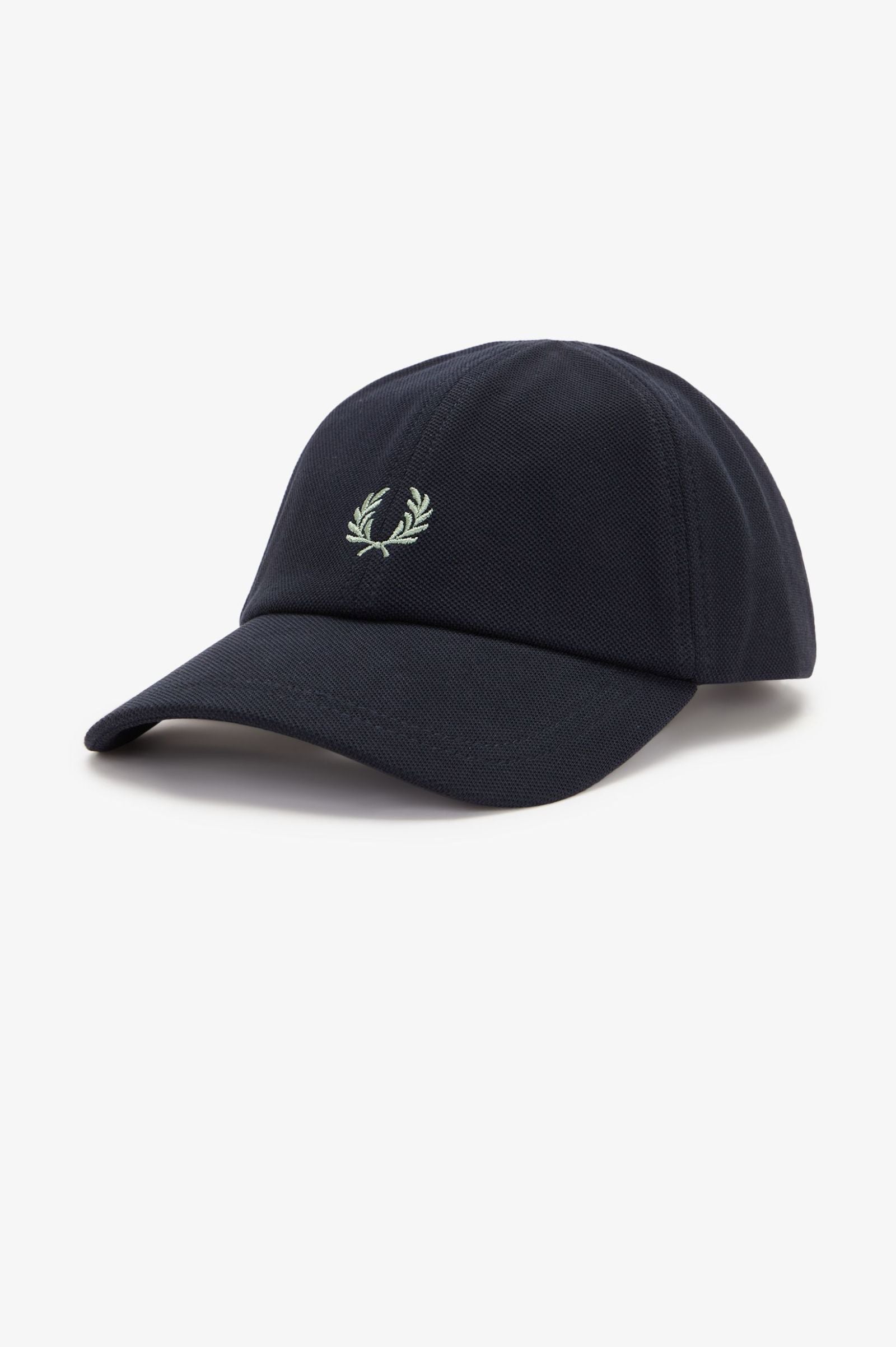 Fred Perry Piqué Classic Cap - Navy / Seagrass