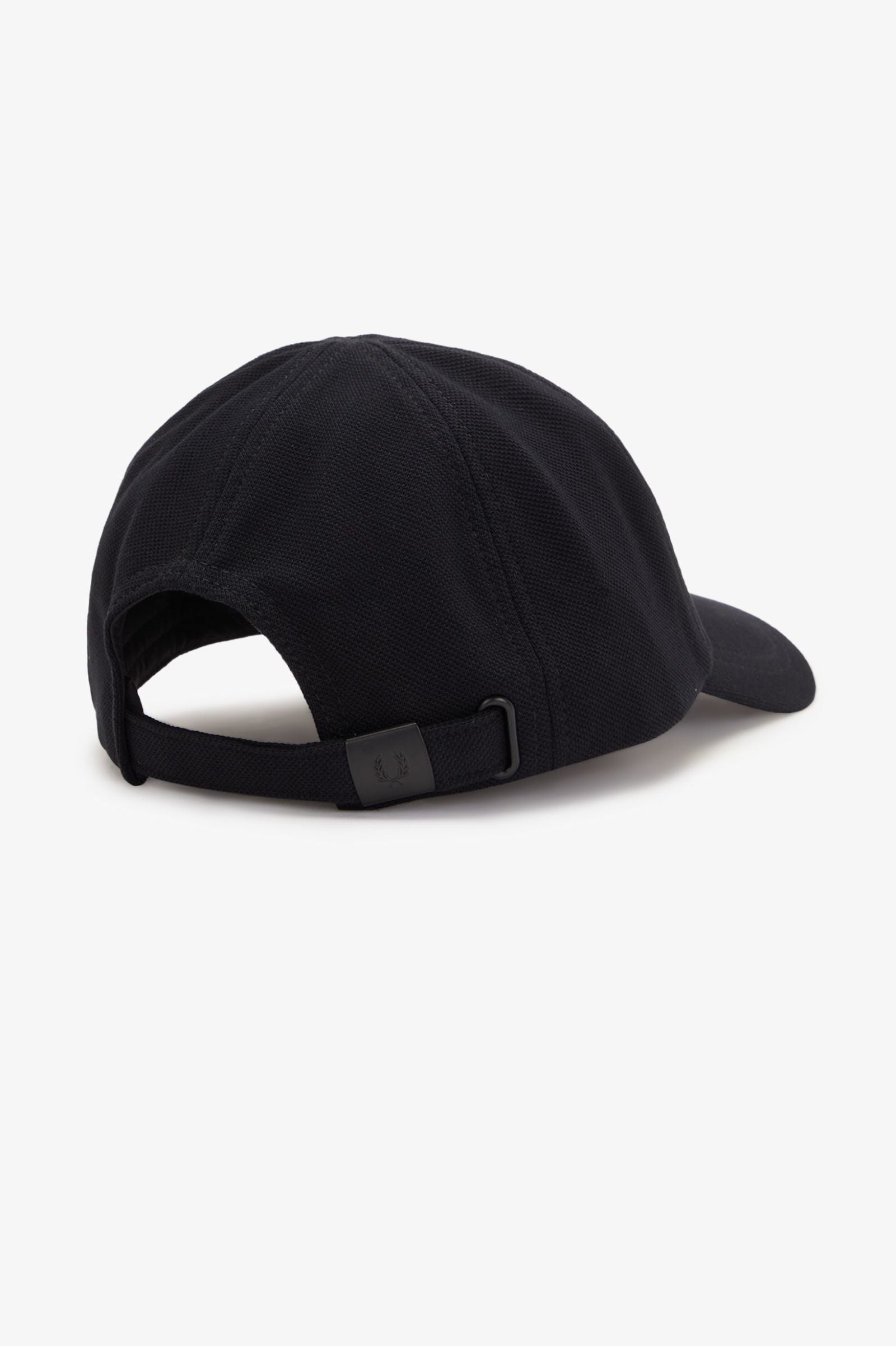 Fred Perry Piqué Classic Cap - Black / Dark Caramel