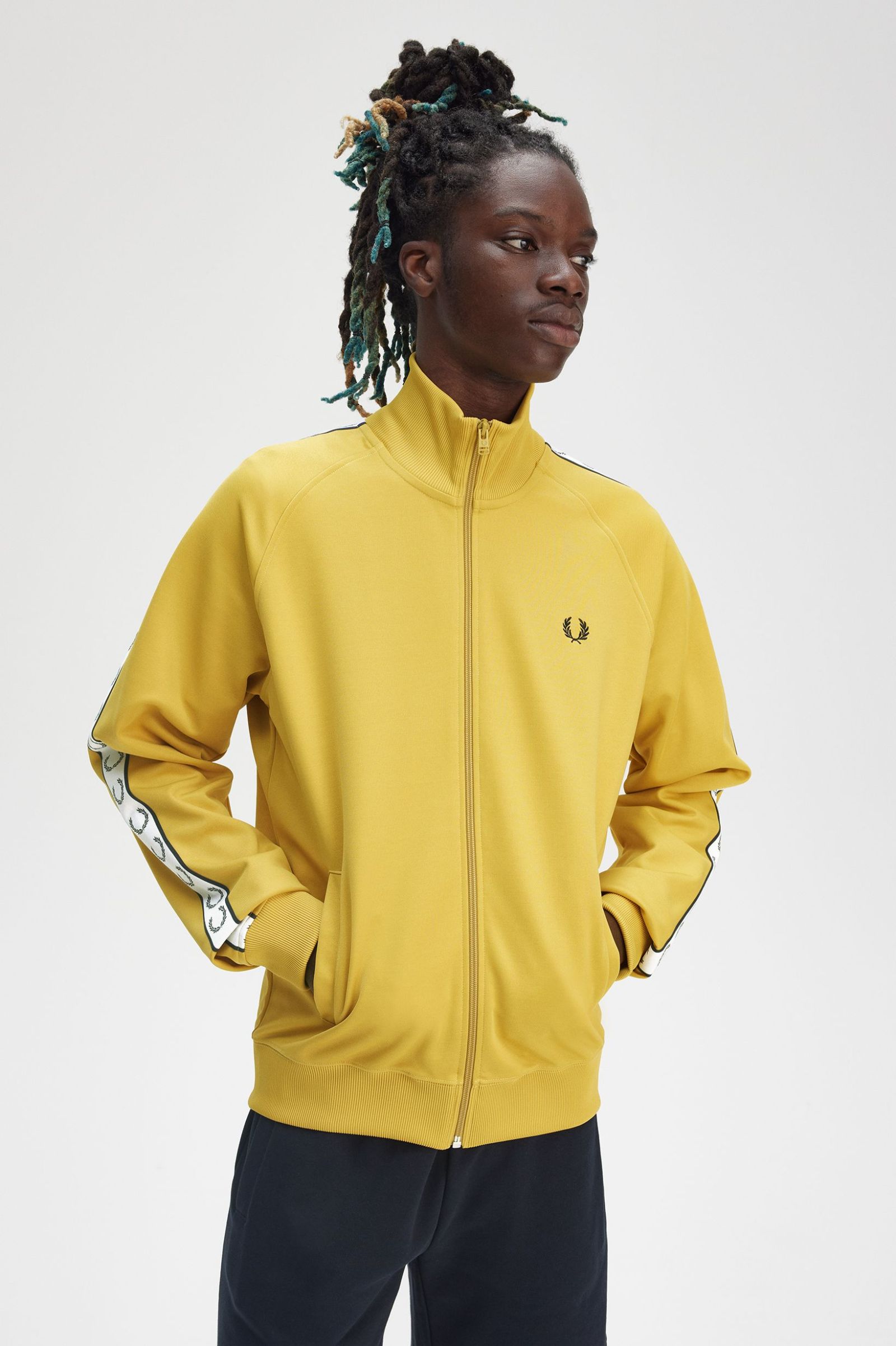 Taped Track Jacket Fred Perry - Honeycomb
