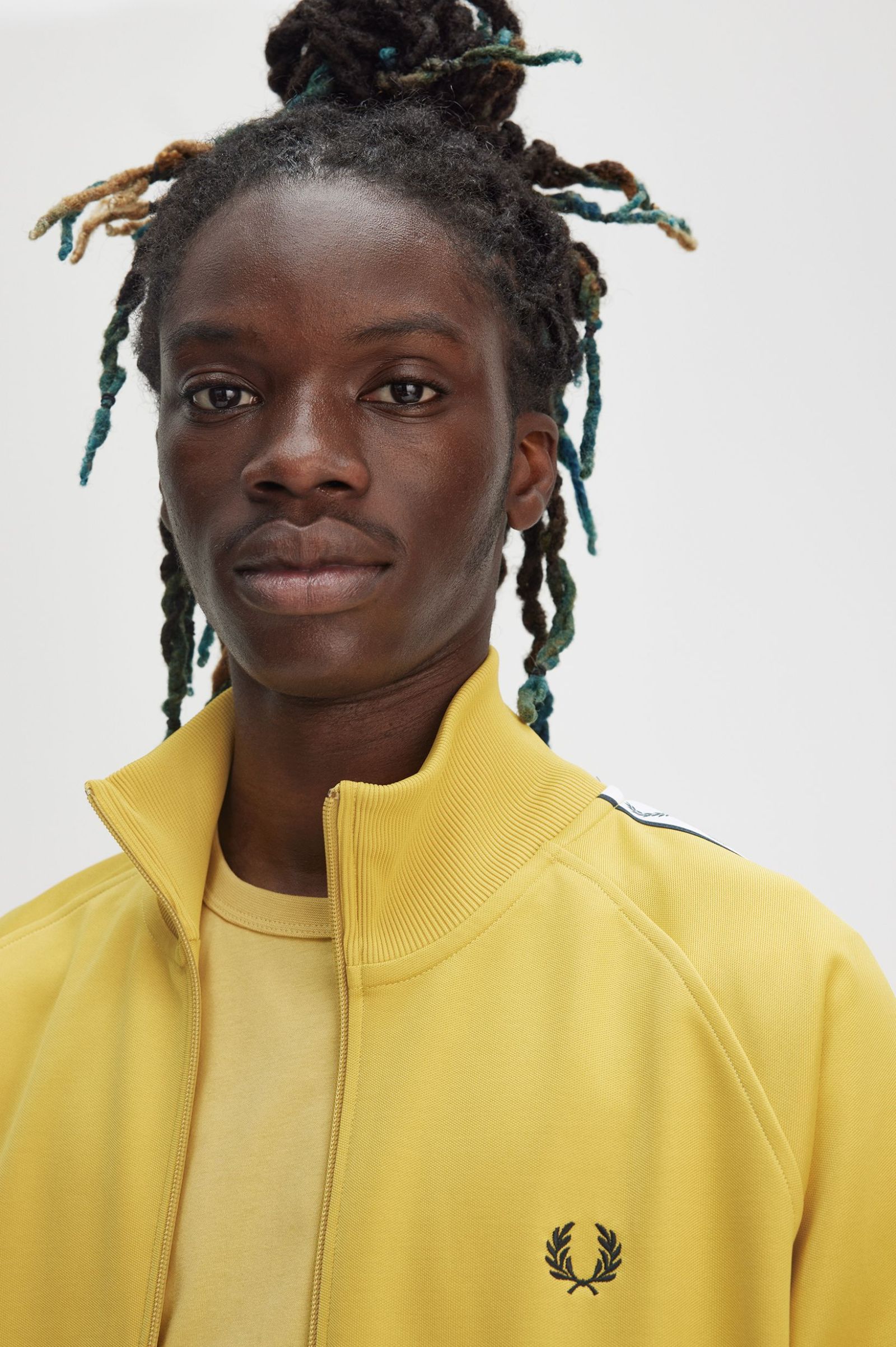 Taped Track Jacket Fred Perry - Honeycomb
