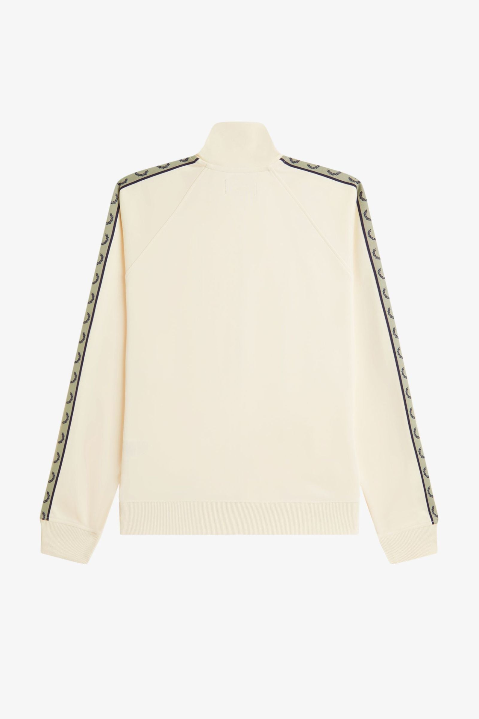 Fred Perry Contrast Tape Track Jacket - Ecru / Navy / Seagrass